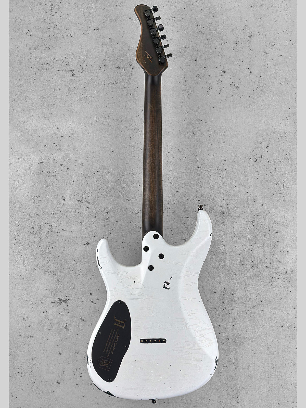 Mayones Aquila Cardinal 6 Adam Christianson Signature | Cardinal White Aged