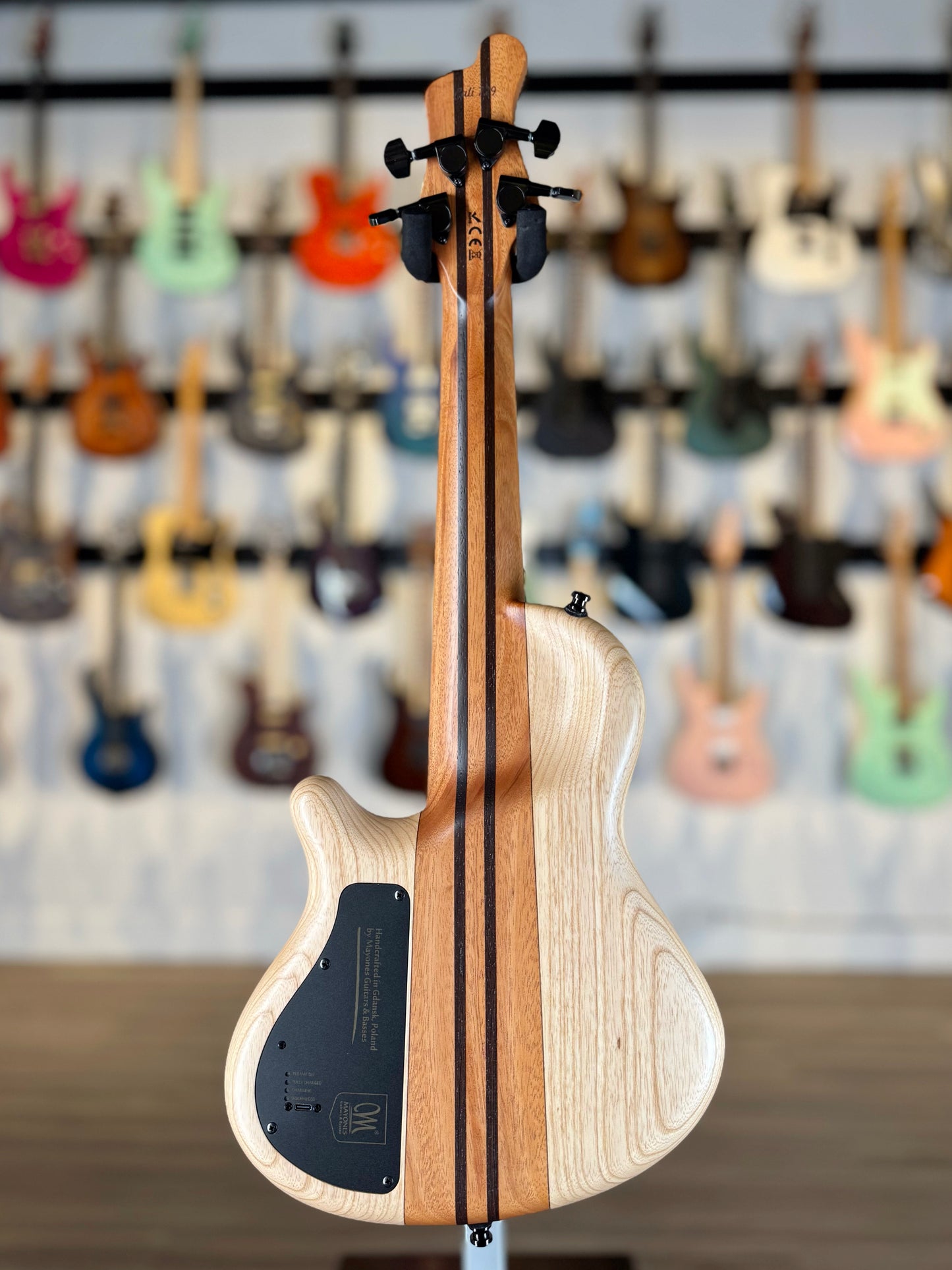 Mayones Cali 4 | Amber Olive Burst Custom Color