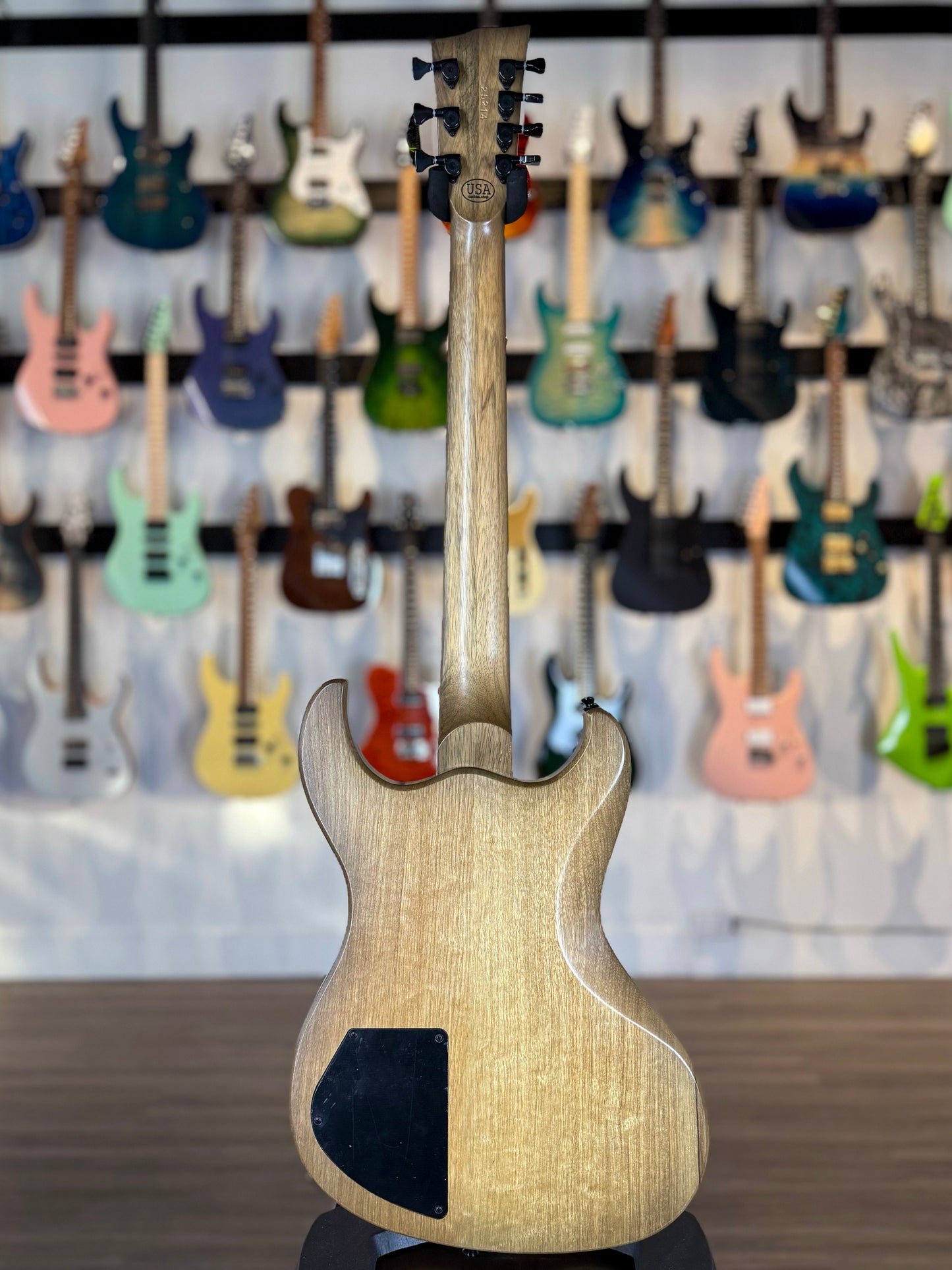 Dunable Gnarwhal 7 String USA Custom Shop | Quilt Sapele Natural Burst
