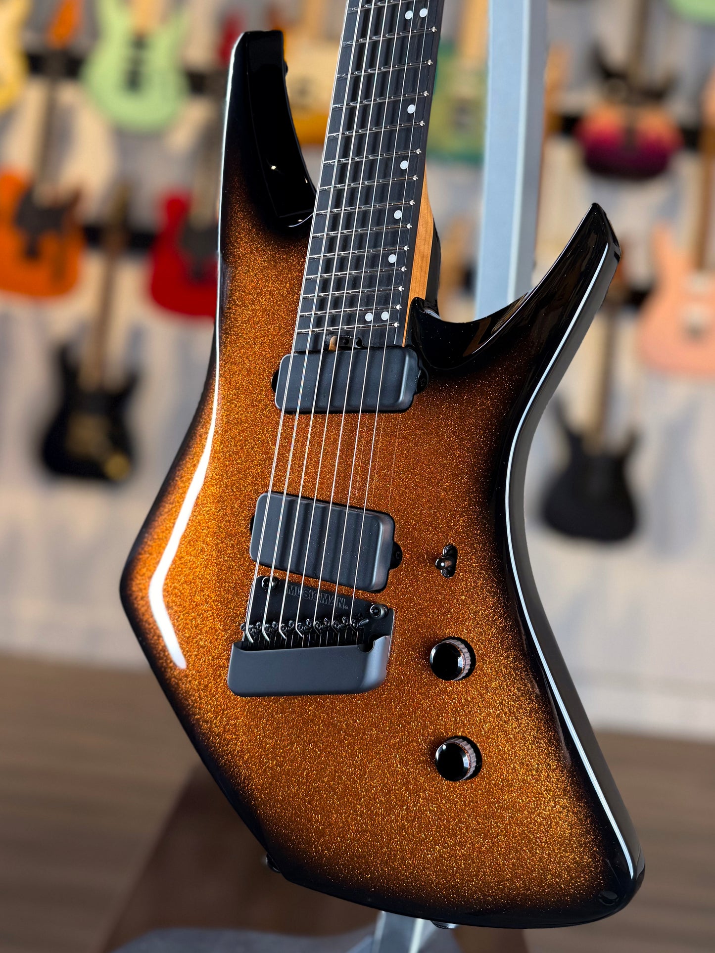 Ernie Ball Music Man Kaizen 7 | Ember Burst