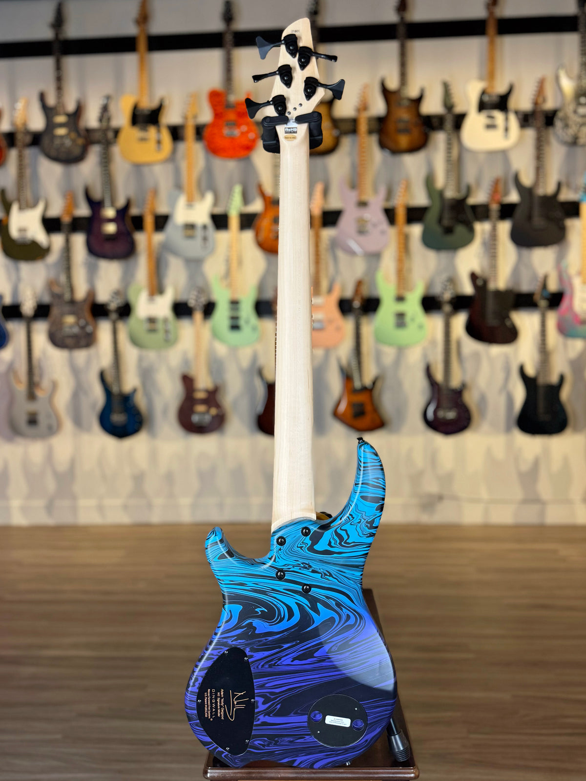 Dingwall Guitars Adam "Nolly" Getgood NG Signature 5 String Limited Edition | Purple-to-Blue Fade Swirl (1 of 100)