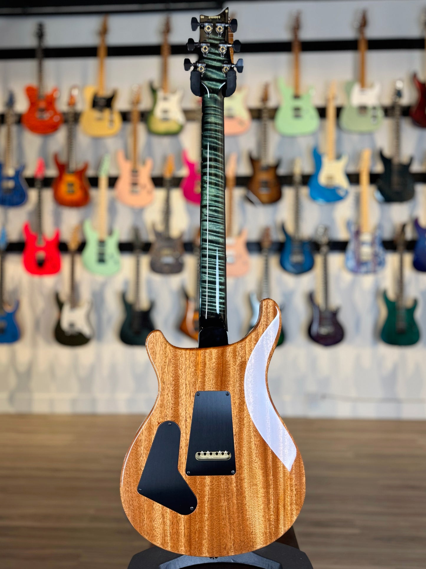 PRS Custom 24-08 "10 Top" Wood Library Limited Edition | Private Stock Sage/Natural Back
