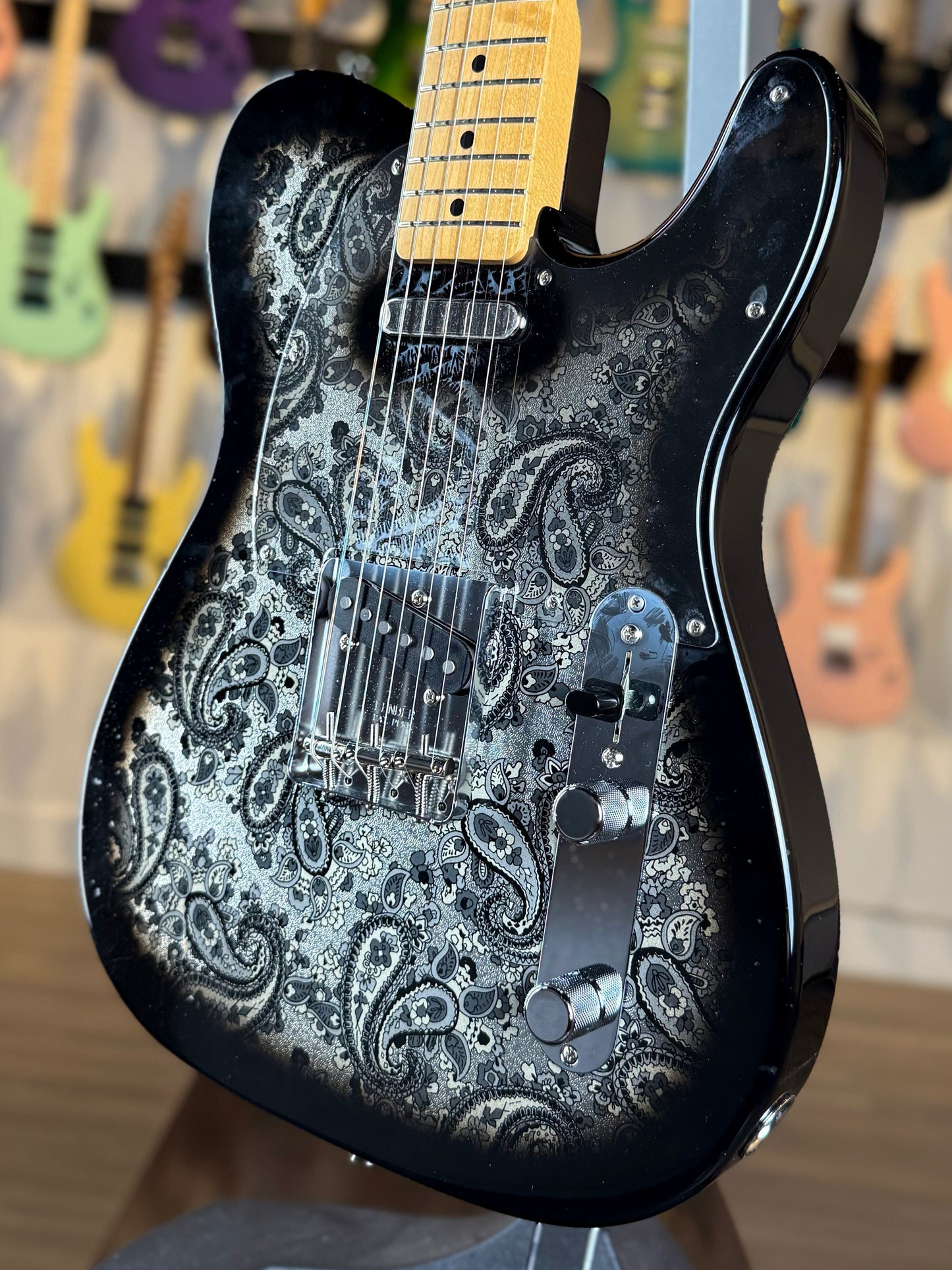 Fender Limited Edition Telecaster Japan Exclusive  | Black Paisley