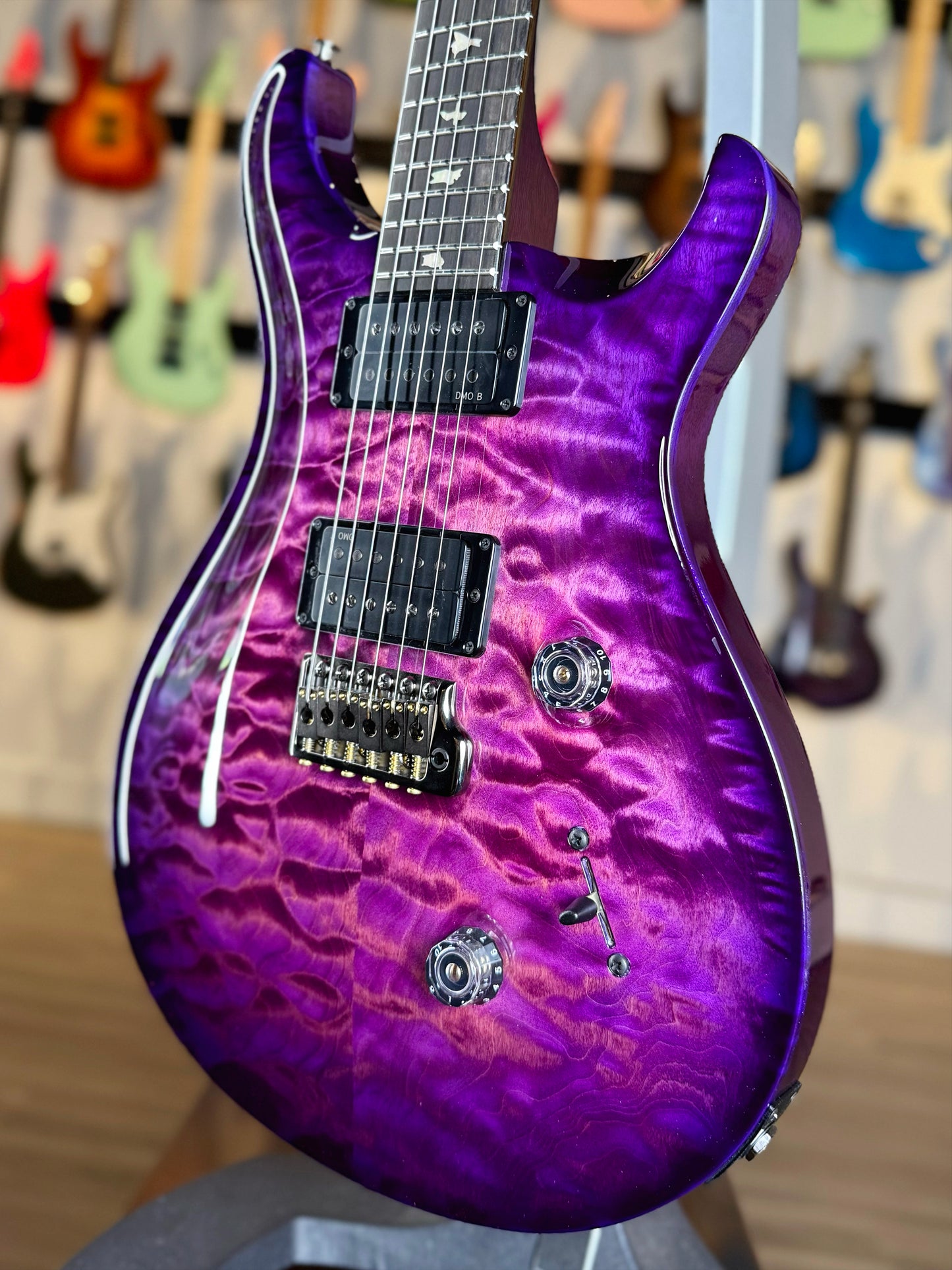 PRS Custom 24 Artist Top Wood Library Sprayer's Choice | Orchid Glow