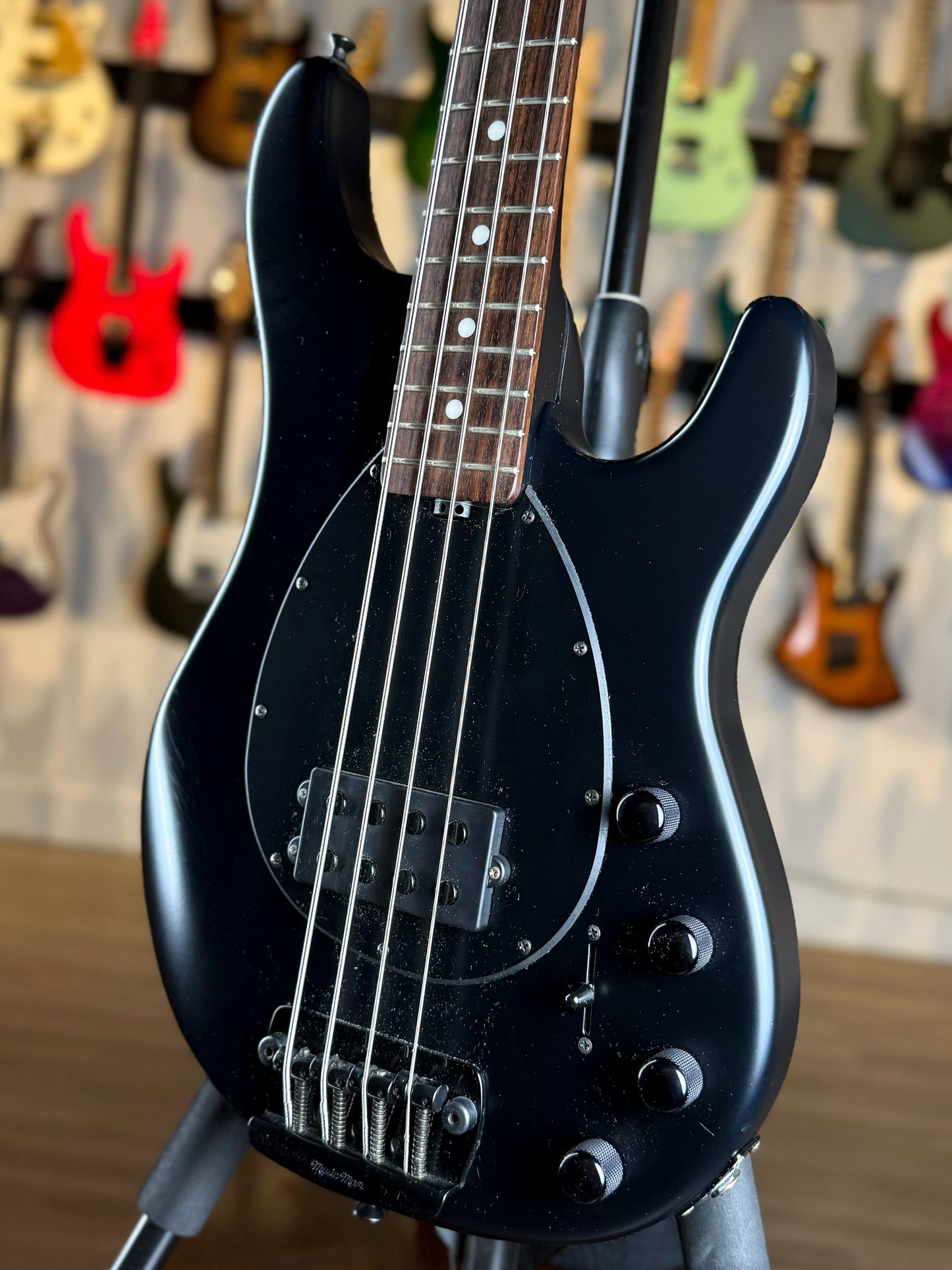 Ernie Ball Music Man Sterling 4 H | Stealth Black (Pre-Owned)