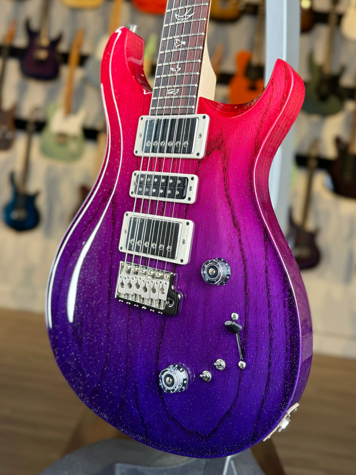 PRS Swamp Ash Special Sprayer's Choice | Pink to Purple Fade Sparkle