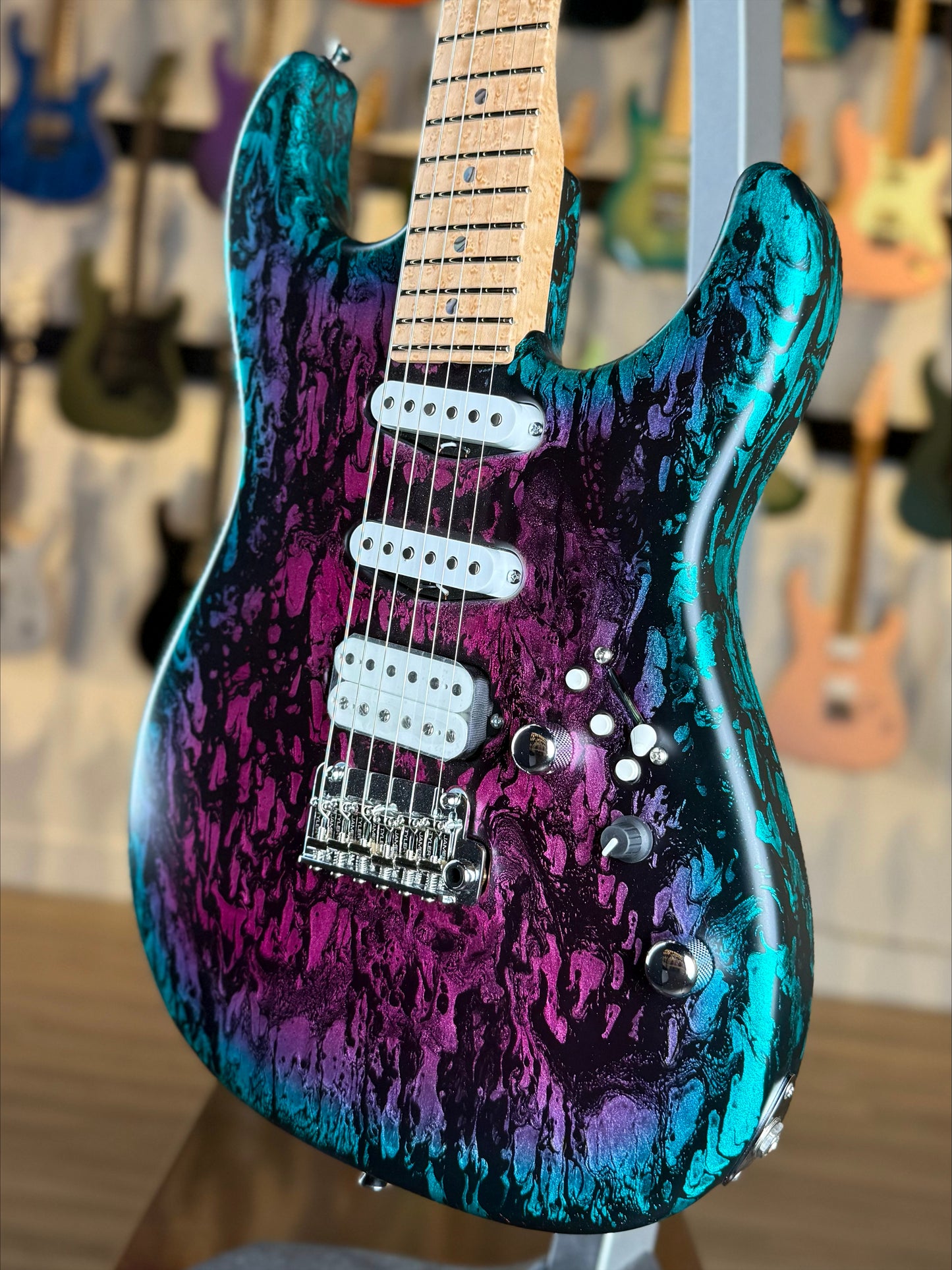 James Tyler Guitars Studio Elite HDX | Cosmic Watermelon Shmear