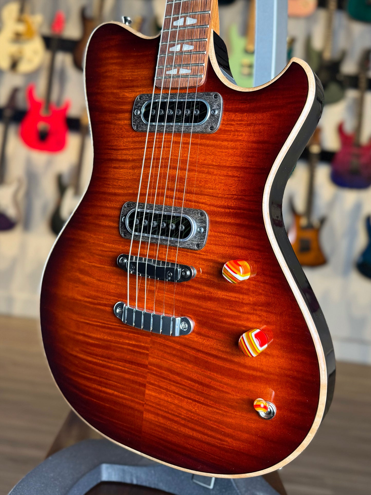 Powers Electric A-Type Select Maple Custom | Violin Burst (1 of 1)