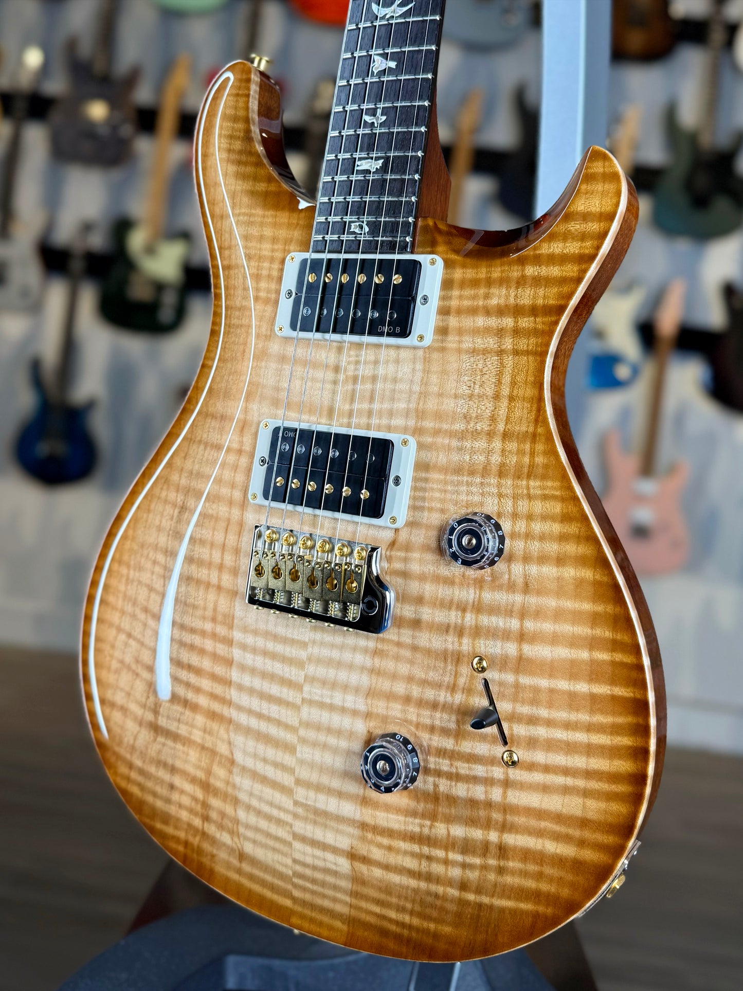 PRS Custom 24 "10-Top" | Natural Honey Burst (Hand-Picked Top)