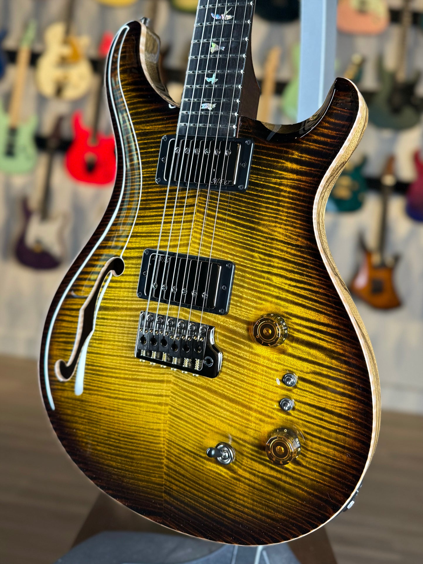PRS Private Stock McCarty Semi-Hollow | Tiger Eye Glow