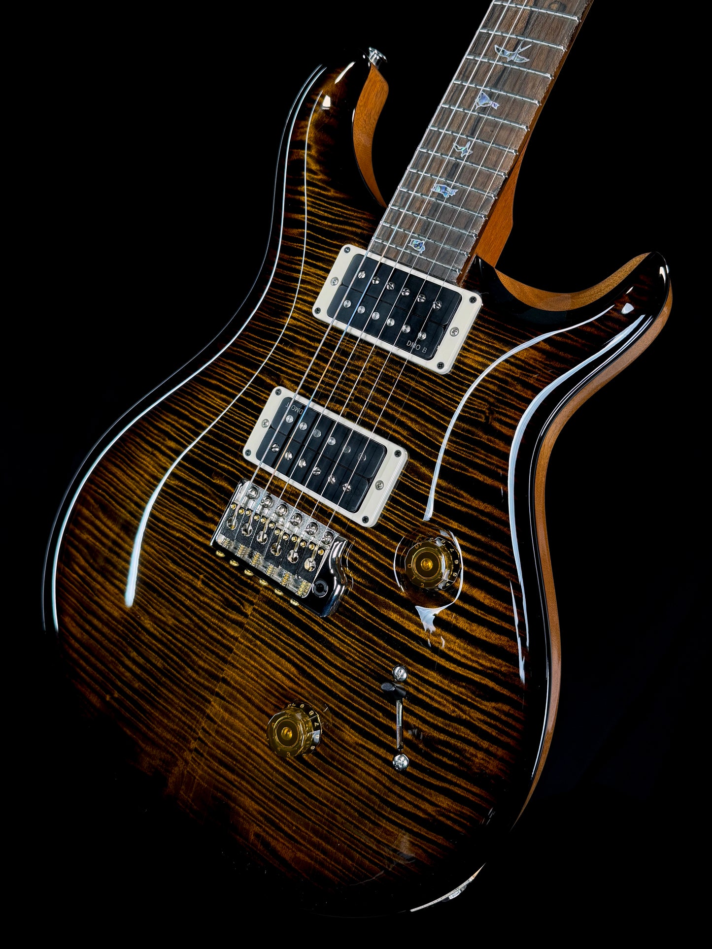 PRS Custom 24 40th Anniversary Limited Edition | Tiger Eye Micro Wraparound Burst