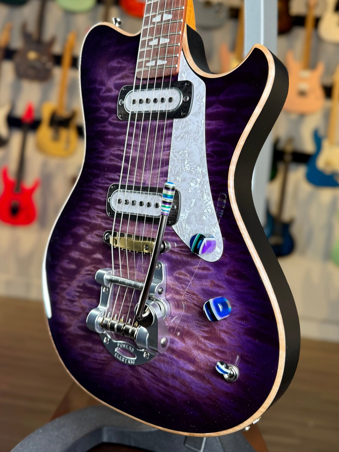 Powers Electric A-Type Select Maple | Ube Burst Quilt