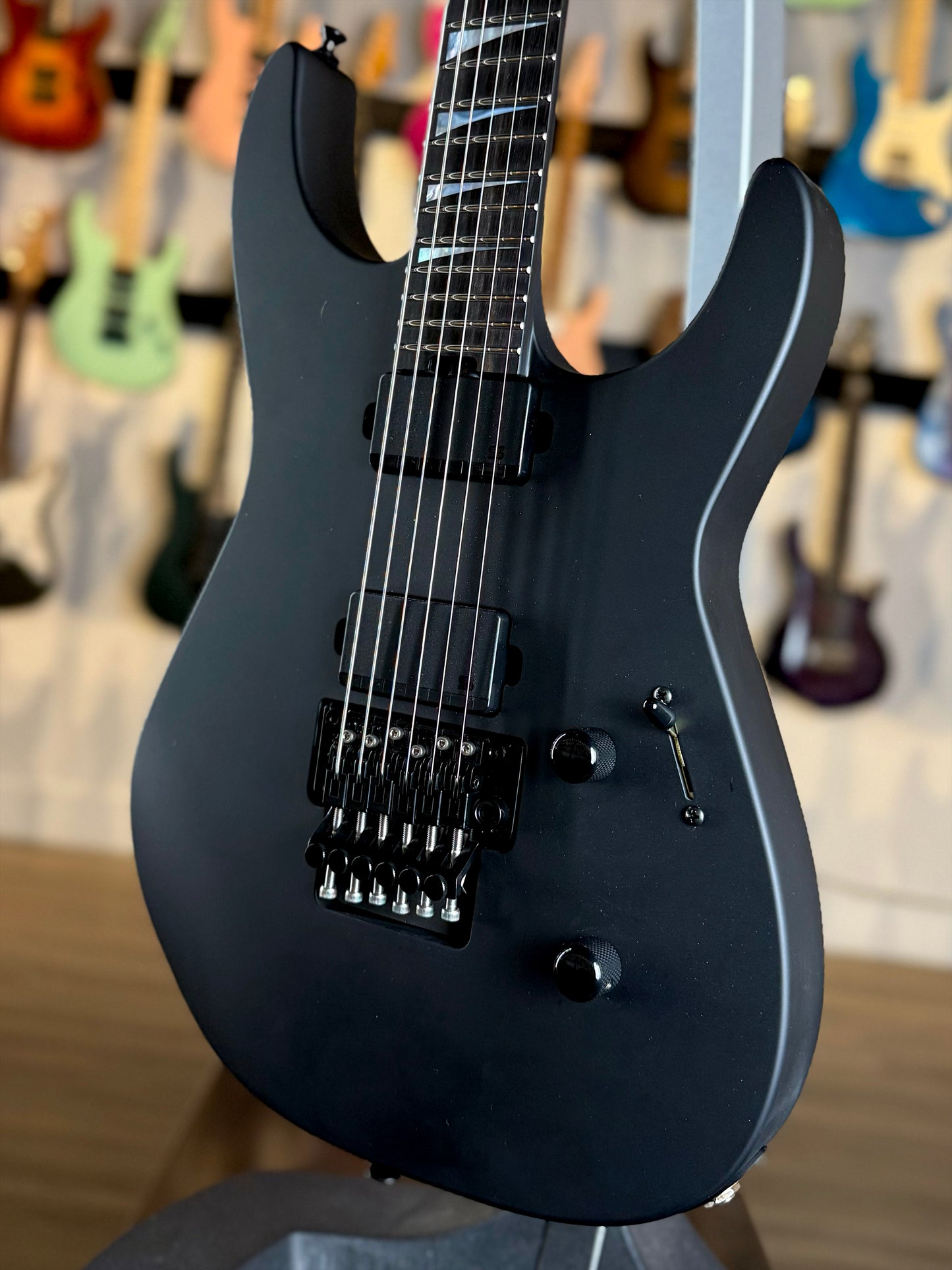 Jackson American Series Soloist SL2MG | Satin Black w/ Seymour Duncan MortalCoils