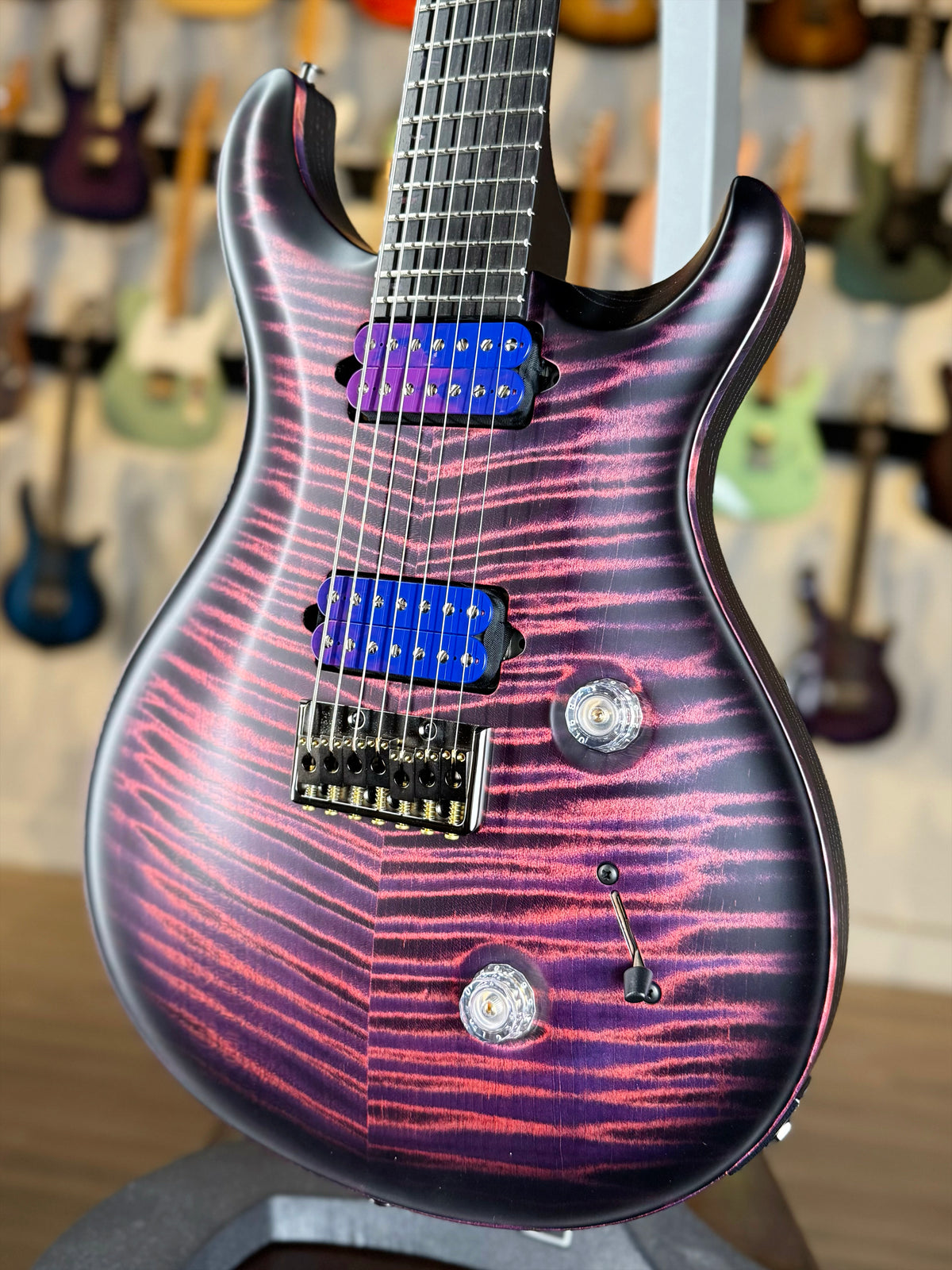 PRS Private Stock Custom 24 7 String | Ultraviolet Smokeburst