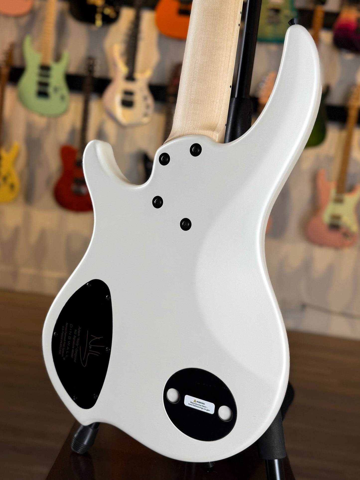 Dingwall Guitars Adam "Nolly" Getgood NG Signature 5 String | Matte Ducati White Pearl