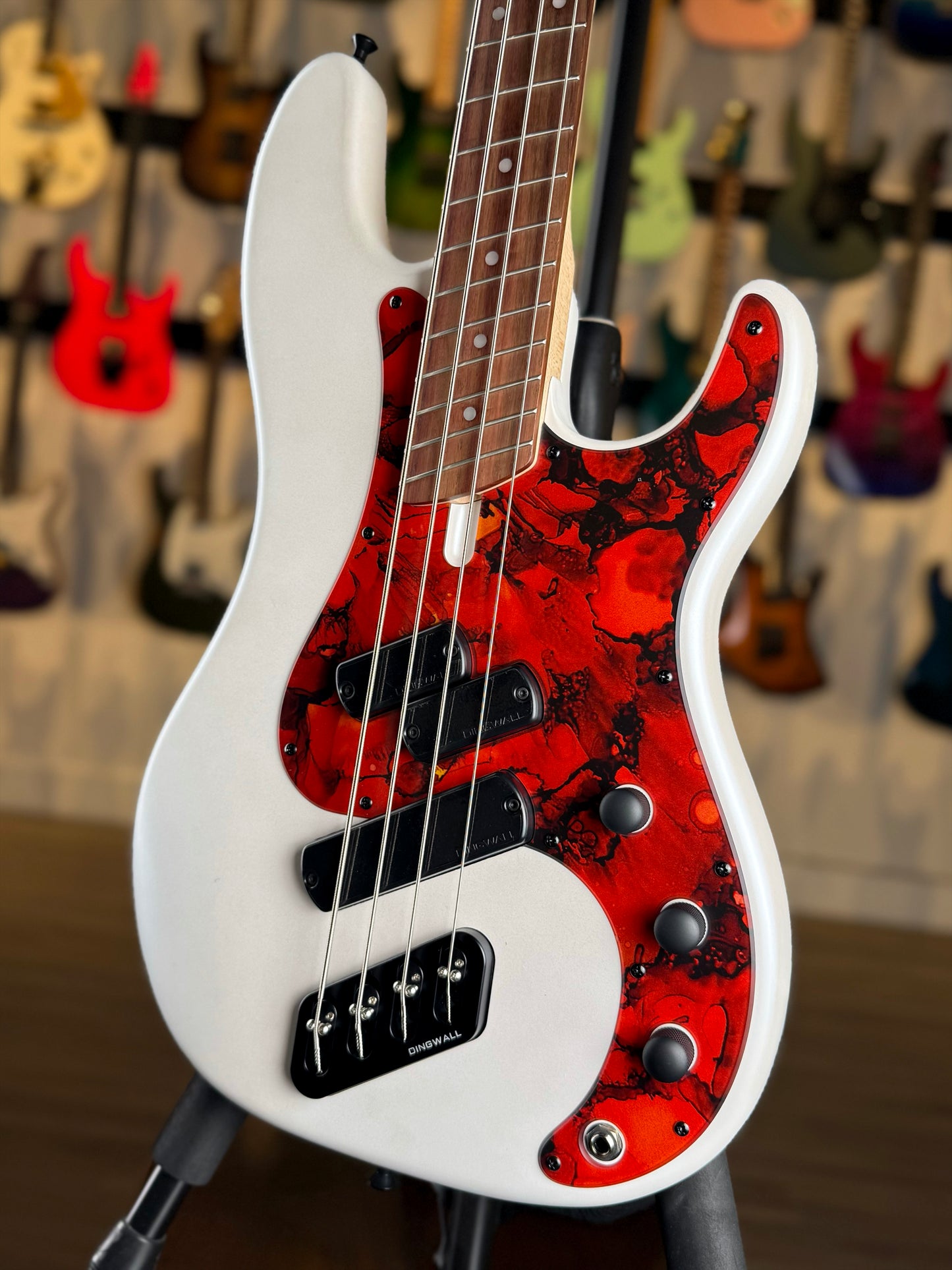 Dingwall Guitars SP1 4 String | Matte Ducati Pearl White