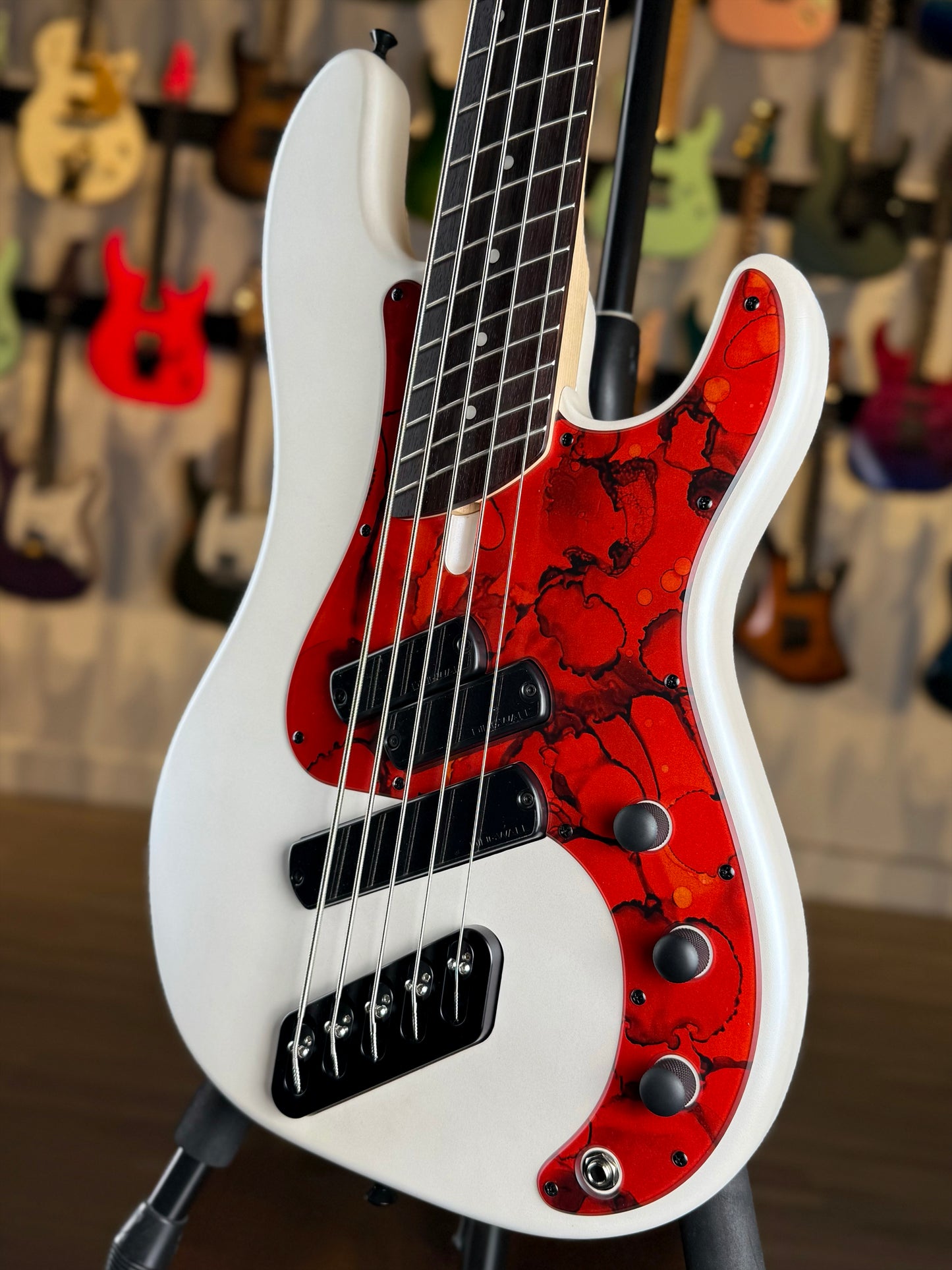Dingwall Guitars SP1 5 String | Matte Ducati Pearl White
