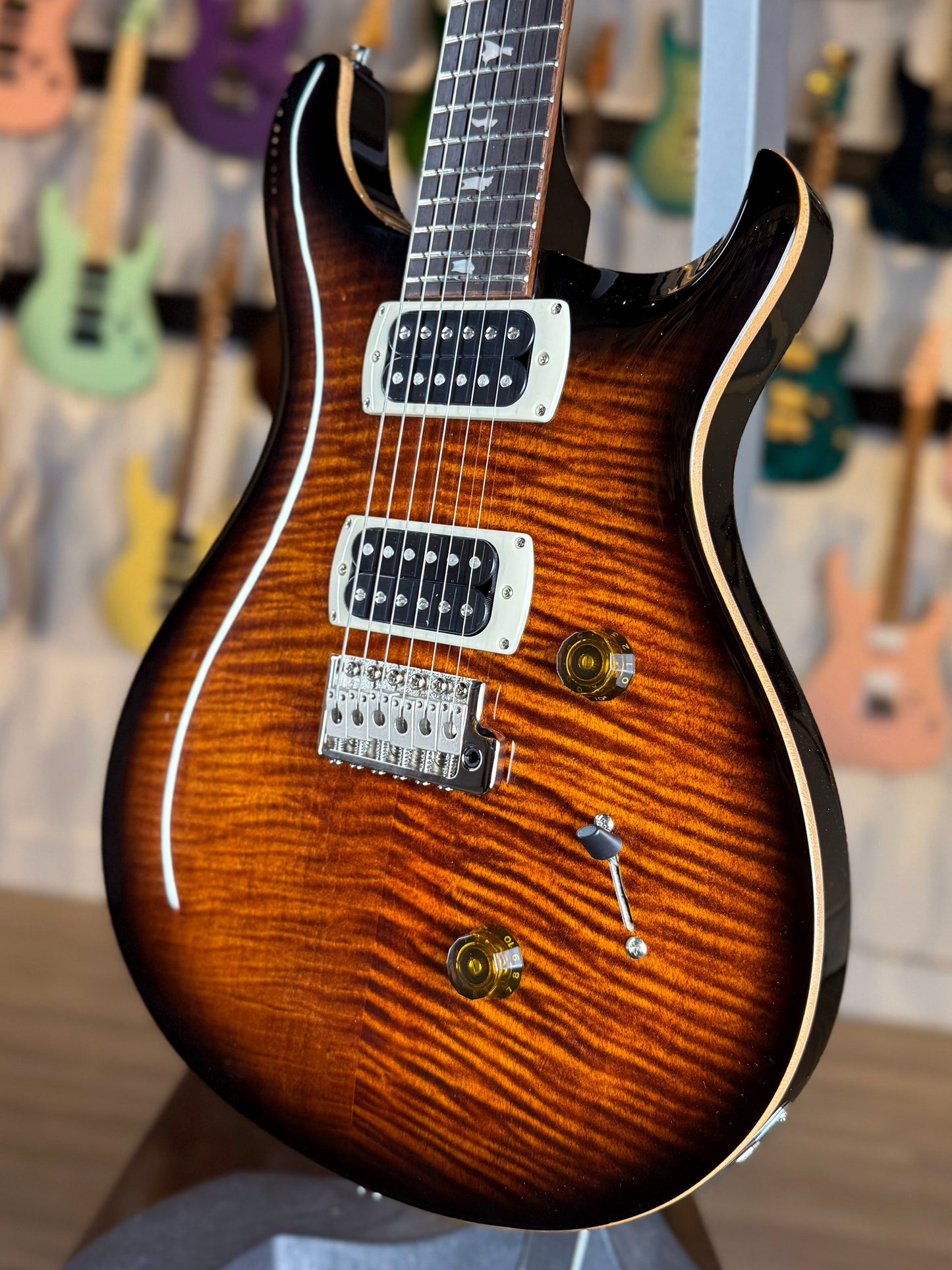 PRS SE Custom 24 | Black Gold Burst