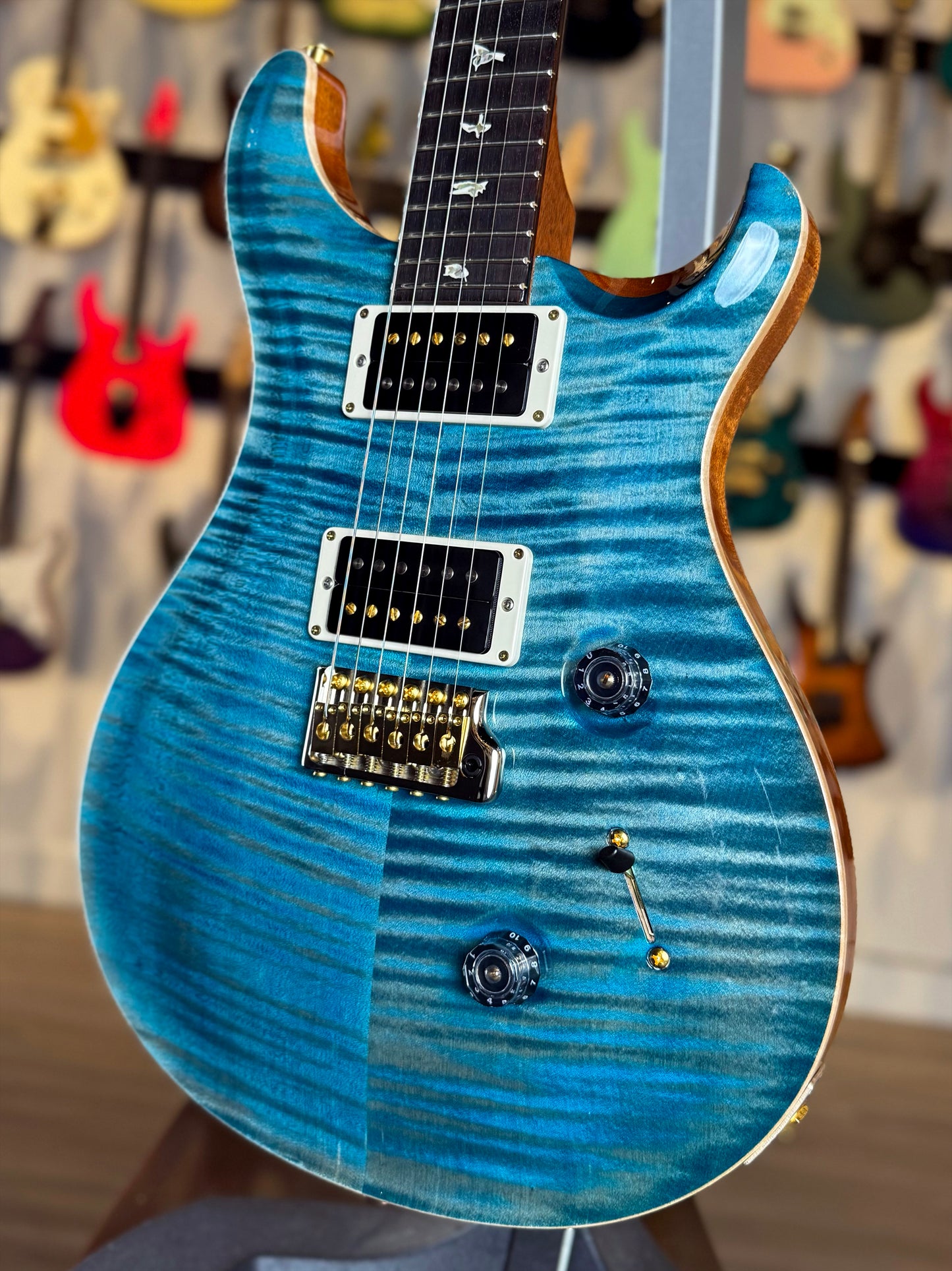 PRS Custom 24 "10 Top" | Carroll Blue (Pre-Owned)