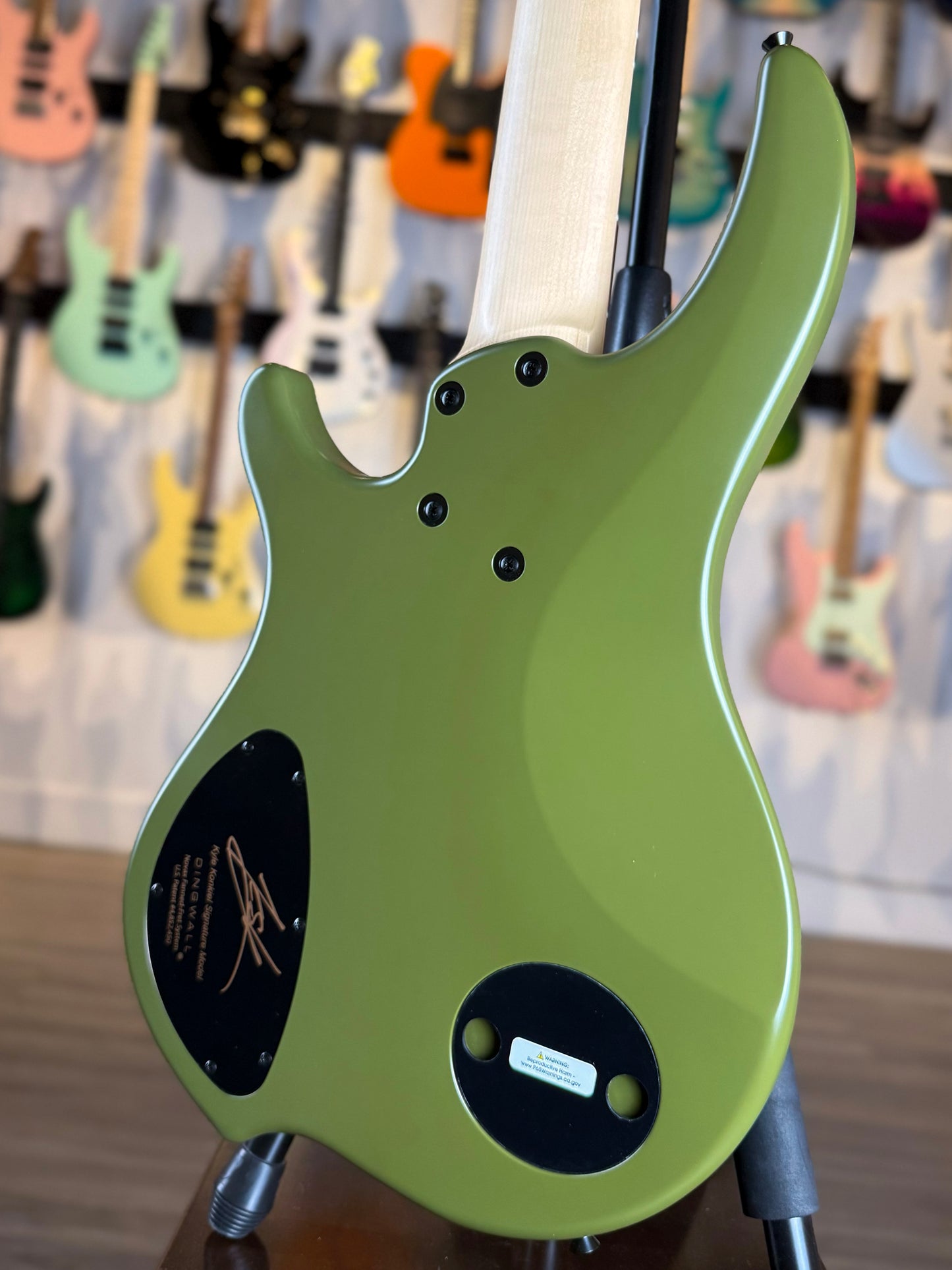 Dingwall Guitars Kyle Konkiel Signature Combustion Limited Edition 5 String | Matte Army Green