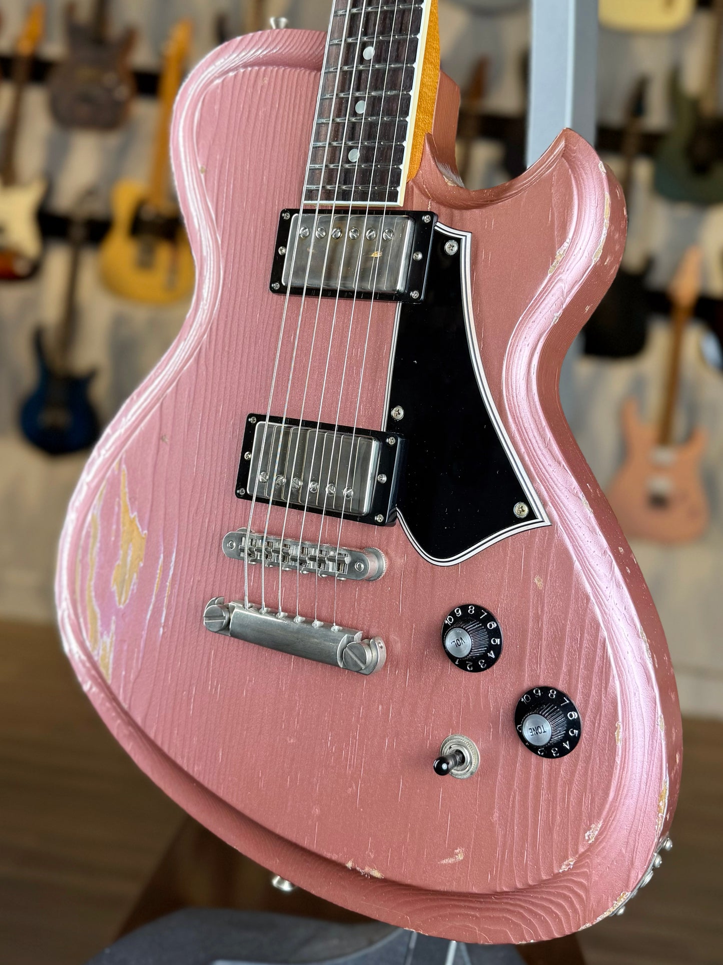 Novo Guitars Solus H2 Custom | Burgundy Mist
