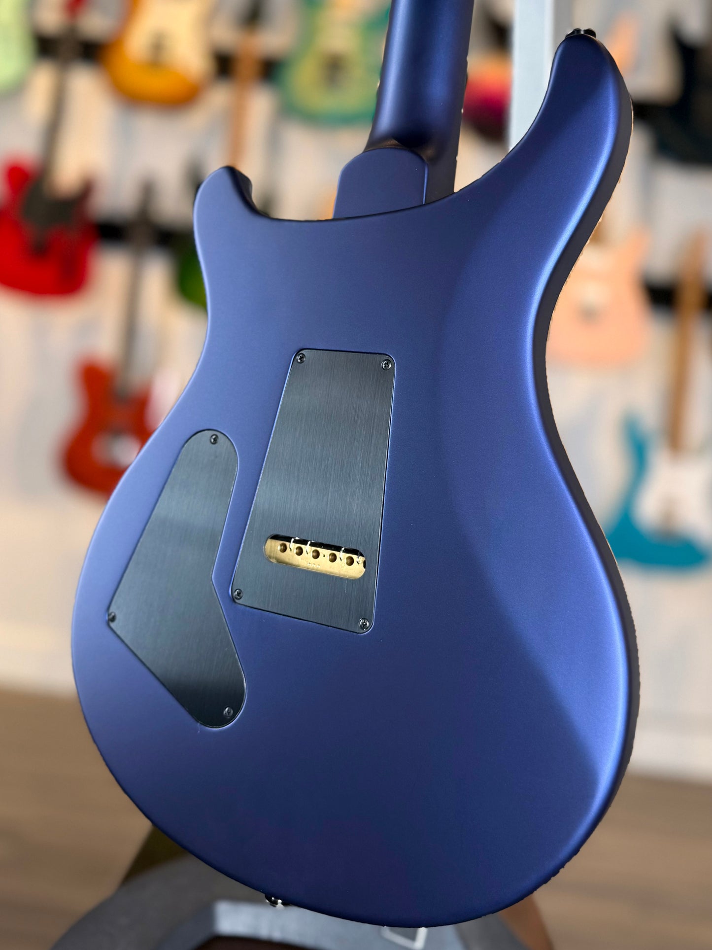 PRS 40th Anniversary Custom 24 Satin Limited Edition Sprayer's Choice | Trans Blue / Blueberry Satin