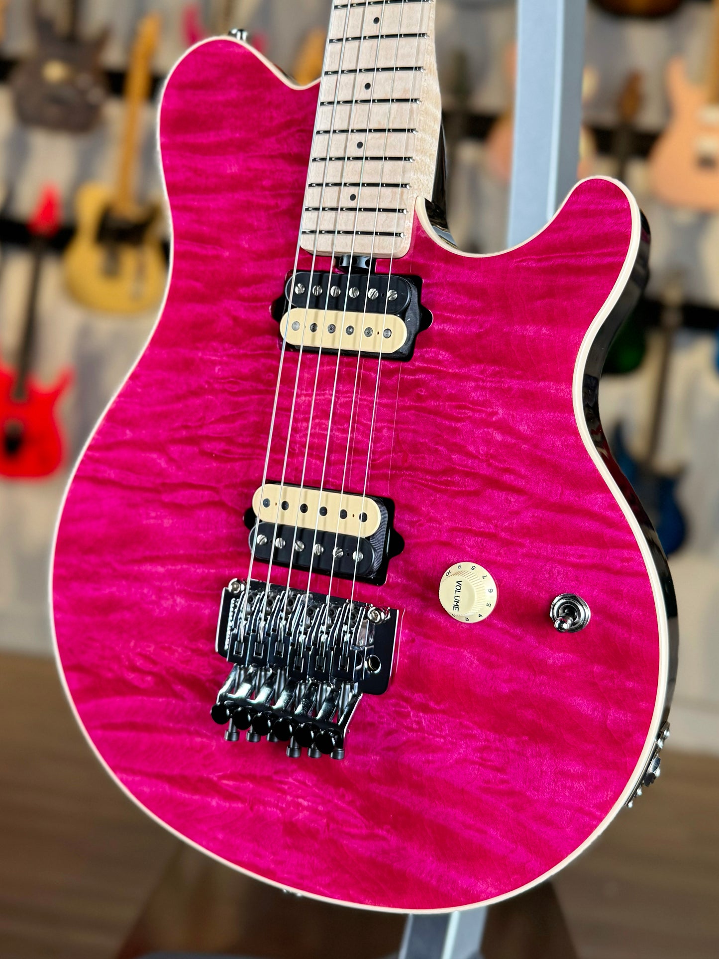 Ernie Ball Music Man 30th Anniversary Axis Limited Edition | Translucent Pink Quilt (#50 of 100)