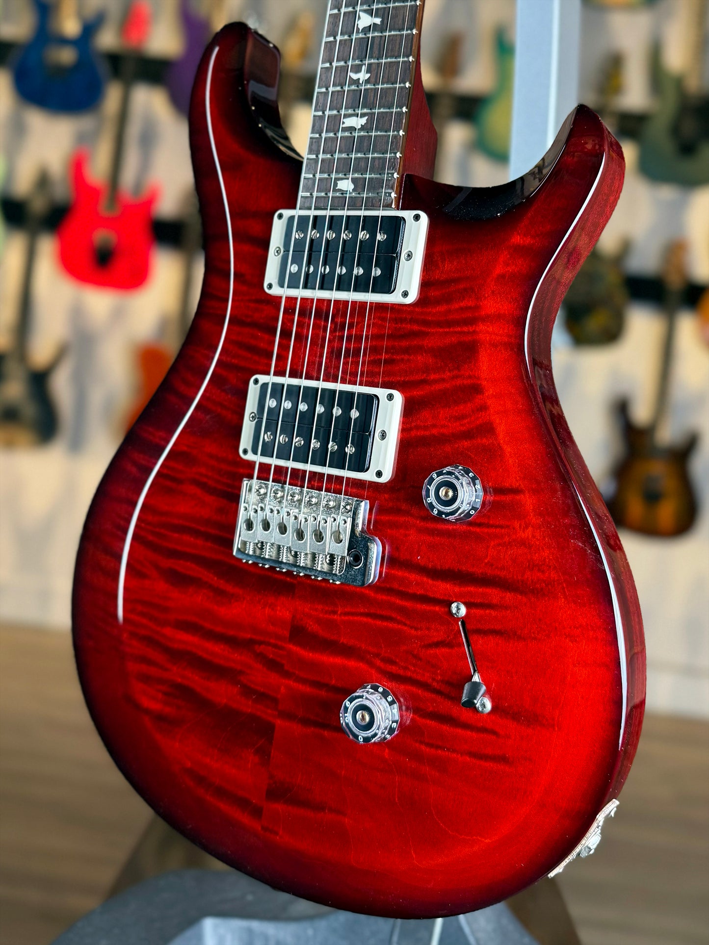PRS S2 Custom 24 | Fire Red Burst