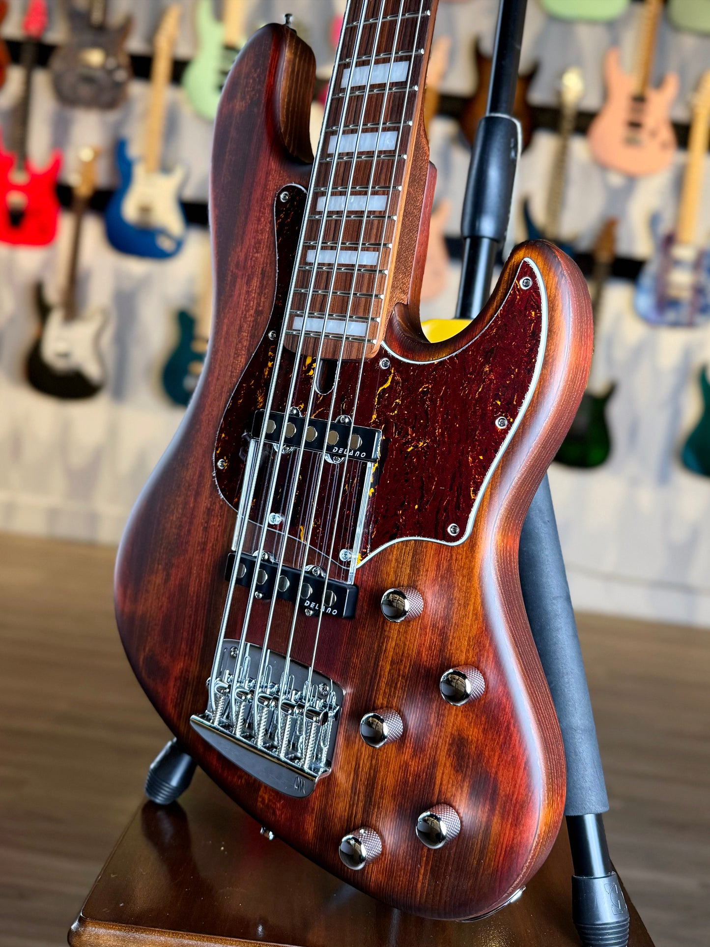Mayones Jabba Custom HF 5 Hadrien Feraud Signature | Antique Brown Satin