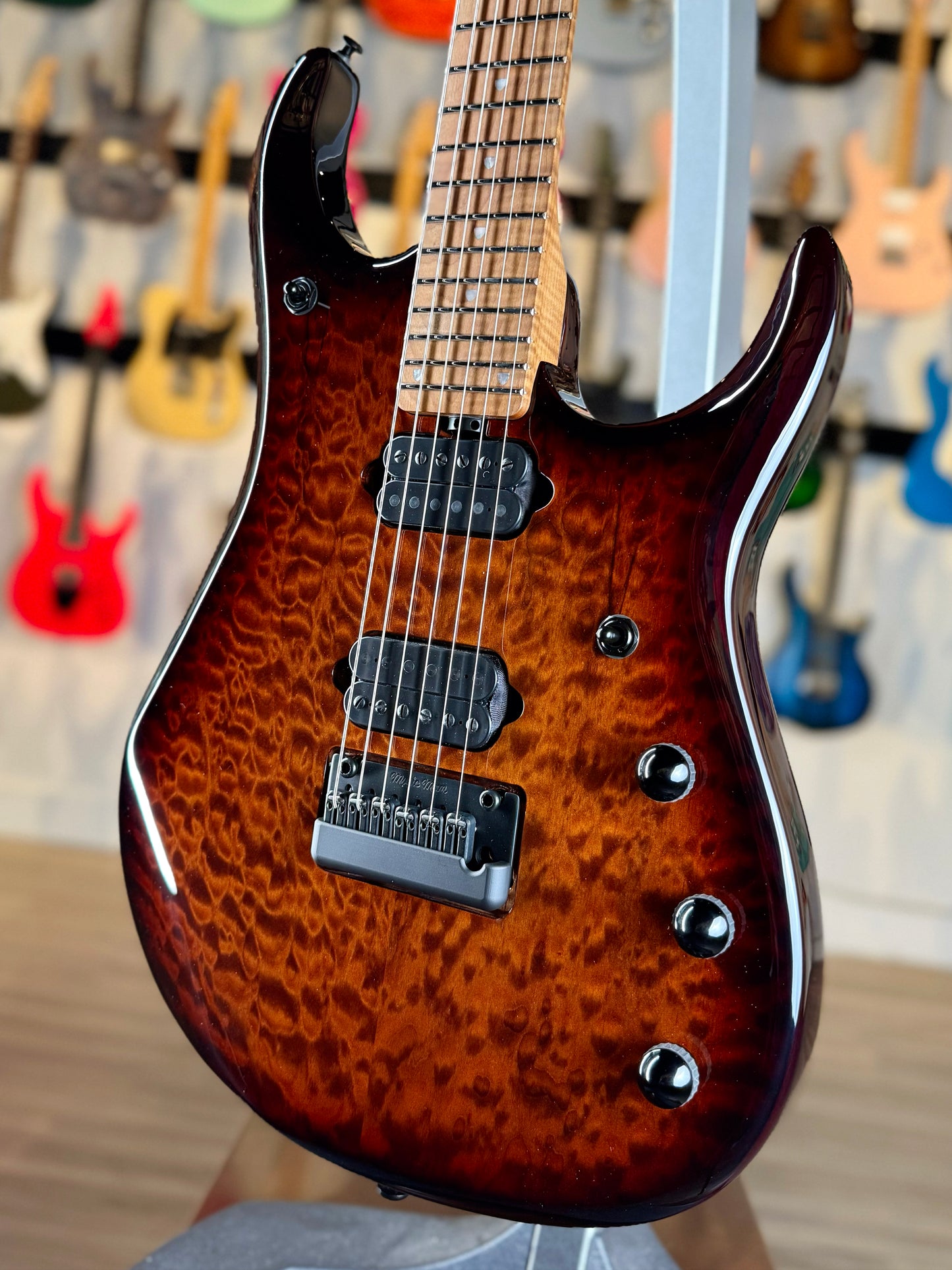 Ernie Ball Music Man JP15 | Amber Waves Quilt