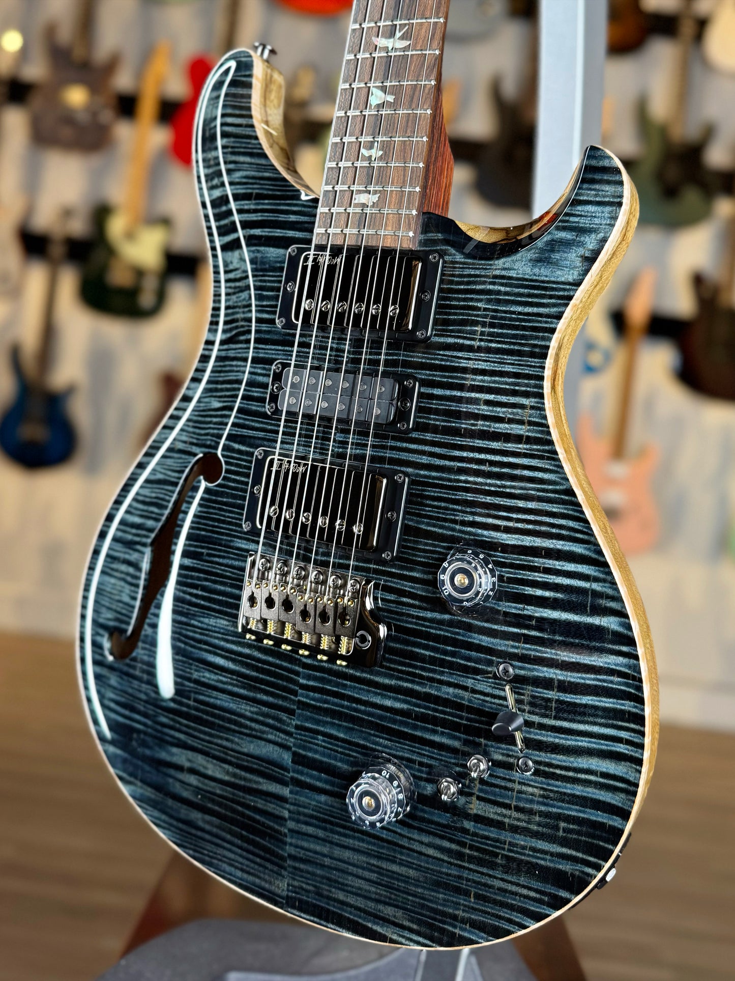 PRS Special Semi-Hollow Wood Library "Artist Top" | Slate Blue