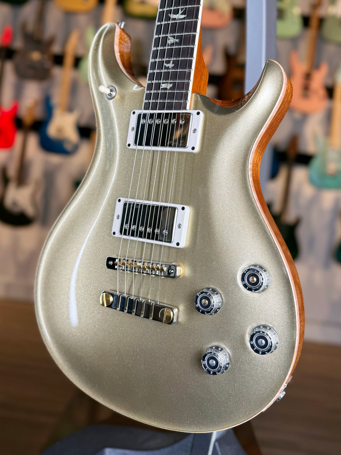 PRS McCarty 594 Sprayer's Choice | Champagne Sparkle/Natural Back