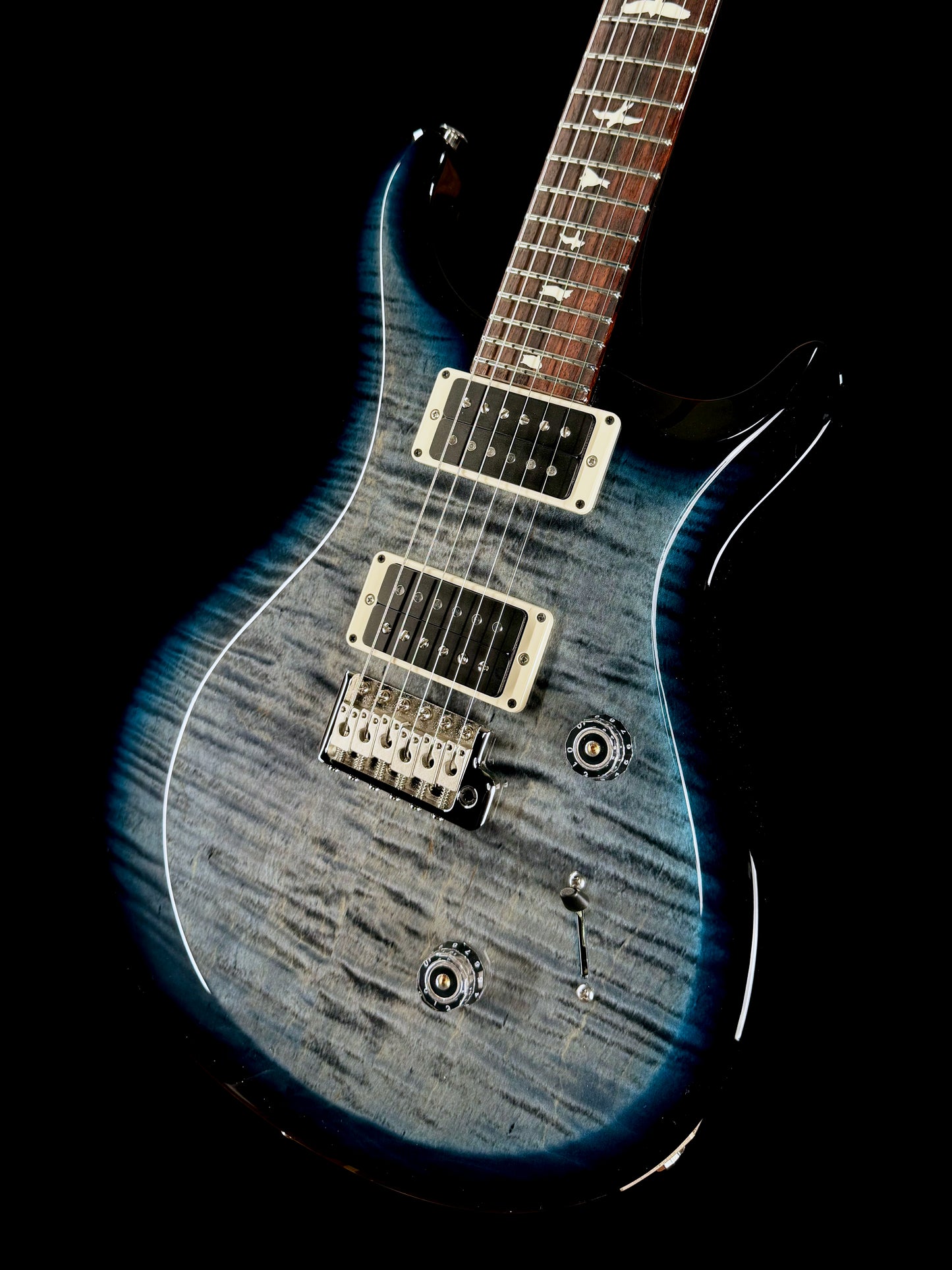 PRS S2 Custom 24 | Faded Gray Black Blue Burst