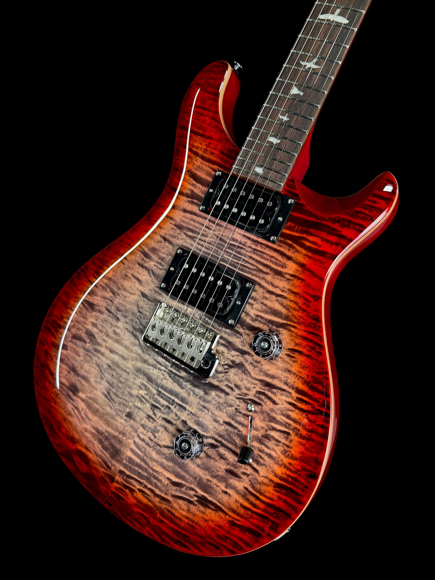 PRS SE Custom 24 | Charcoal Cherry Burst