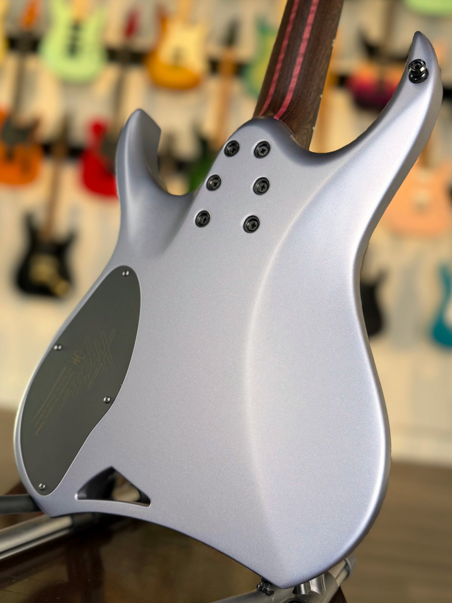 Mayones Hydra Elite 7 | Slate Blue Gray Satin Monolith Custom Color