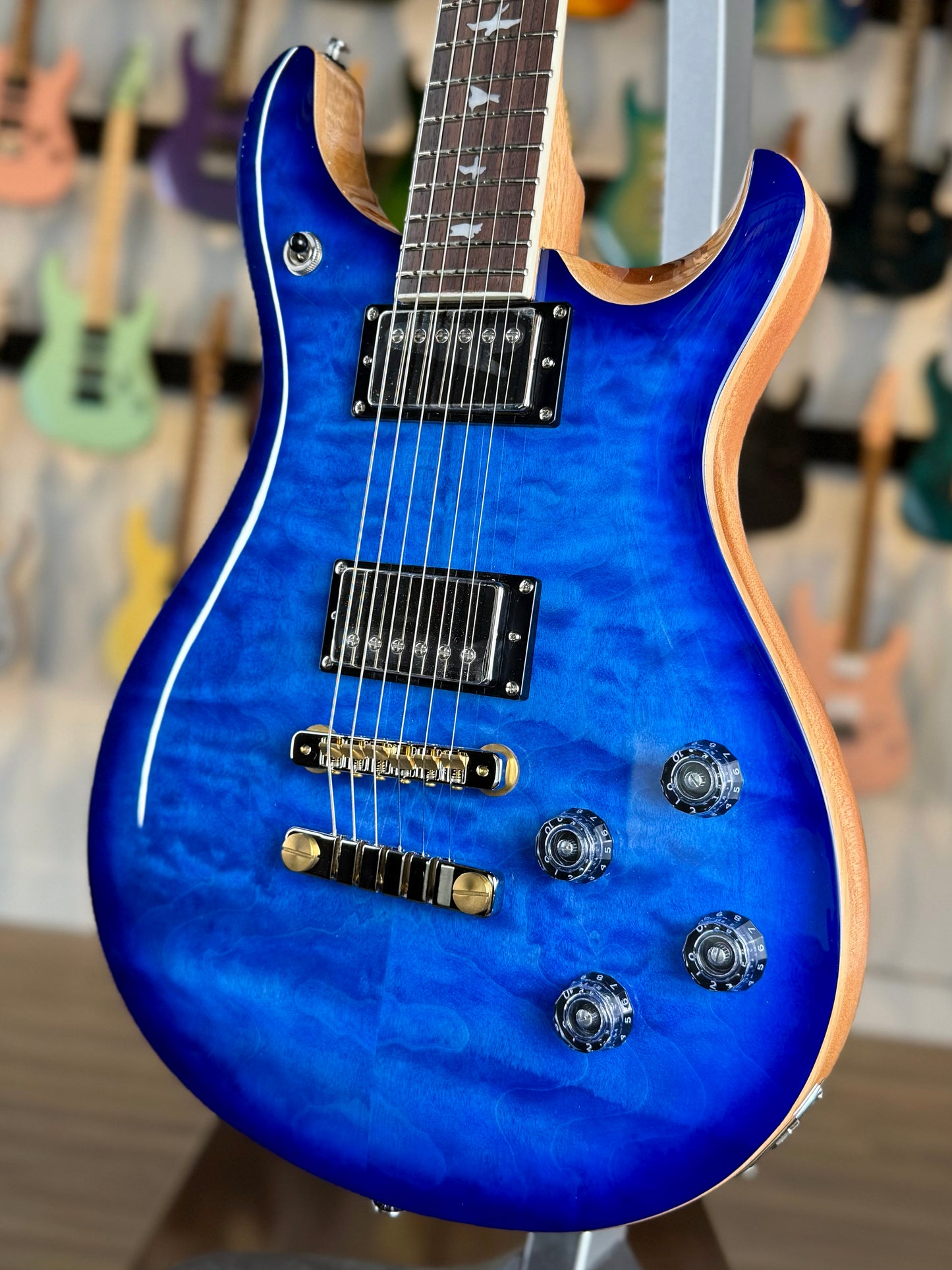 PRS SE McCarty 594 Quilt | Faded Blue Burst