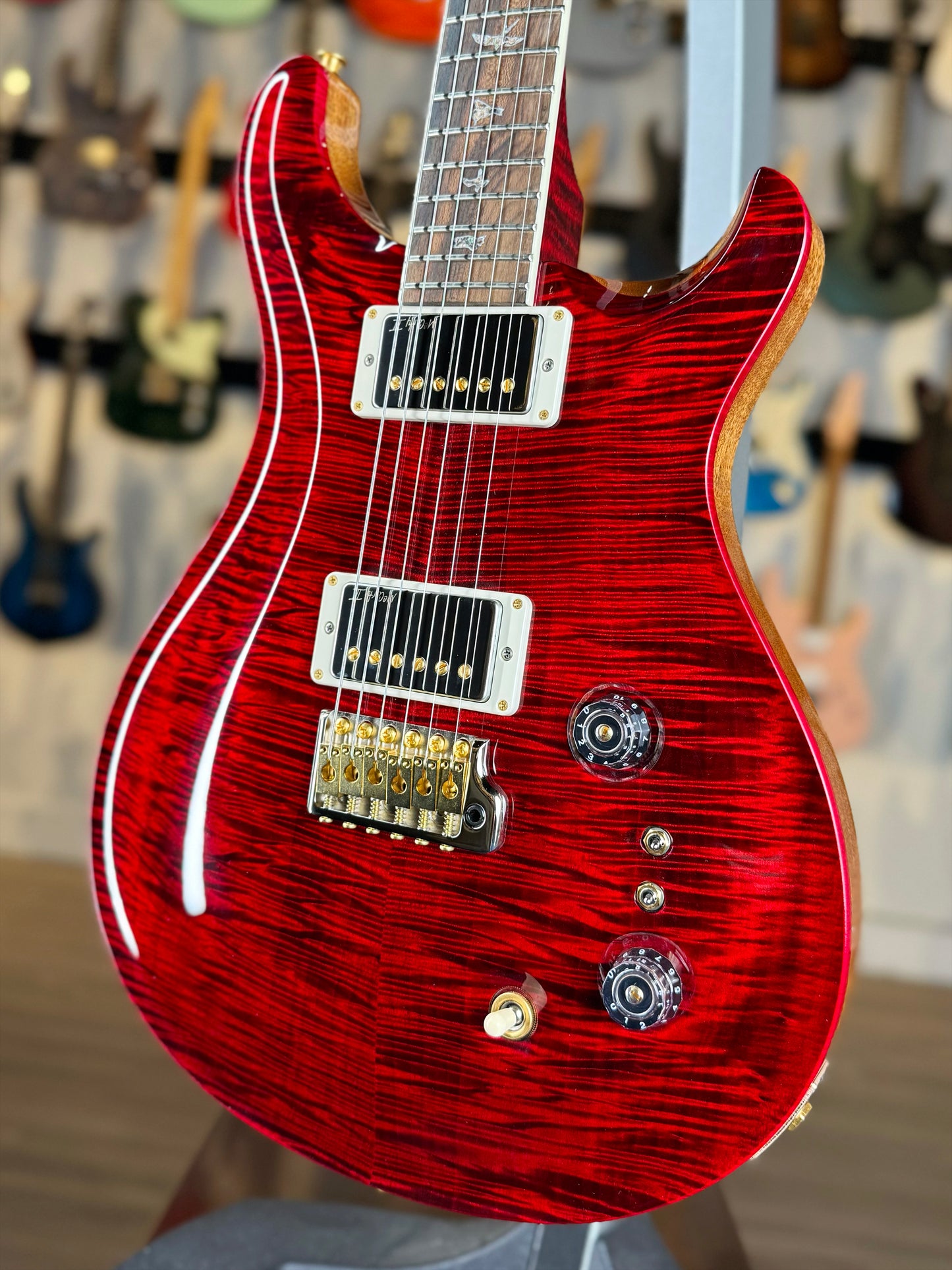 PRS McCarty Trem Wood Library "10" Top |  Red Tiger