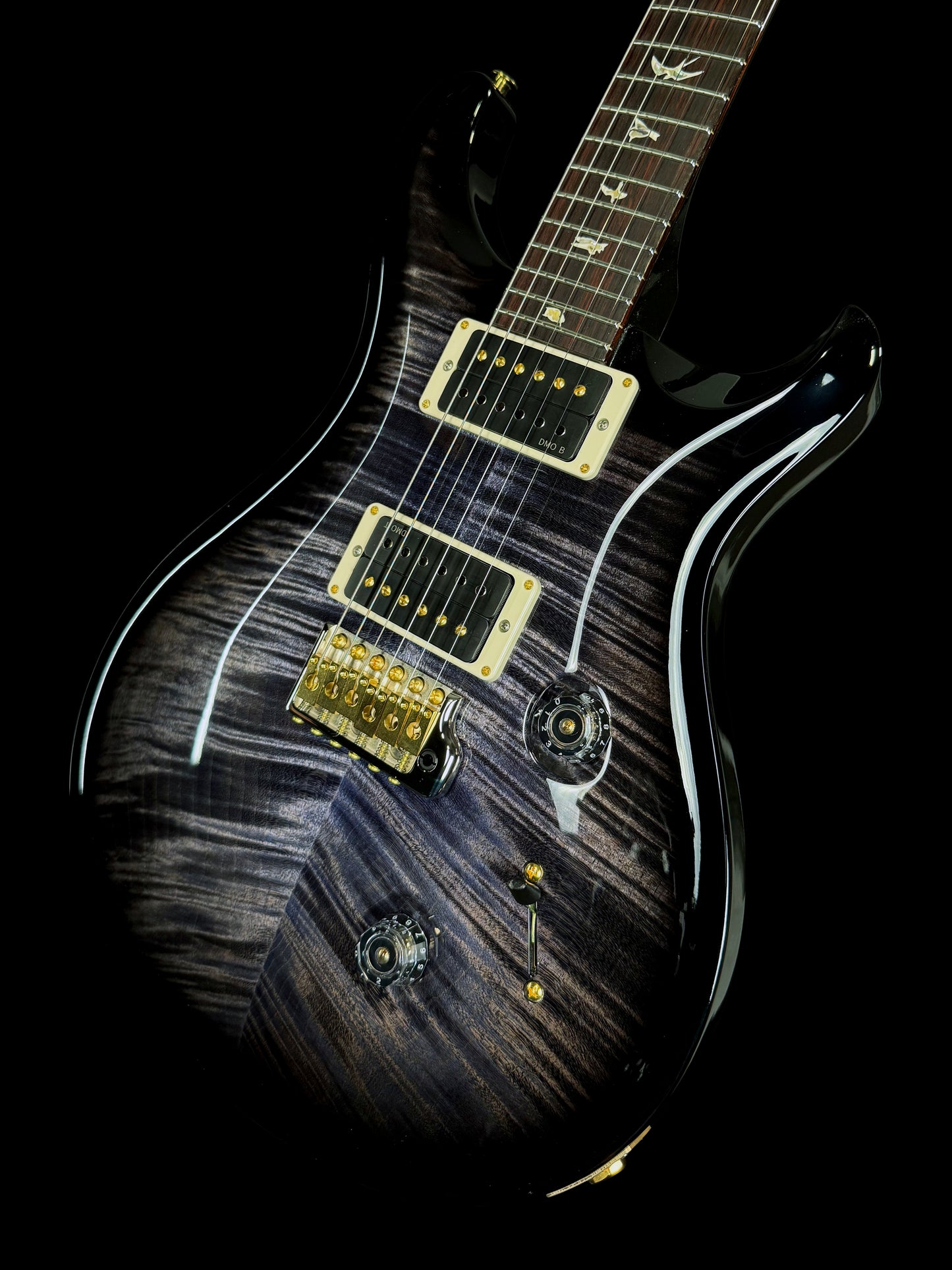 PRS Custom 24 "10" Top | Purple Mist Wraparound Smokeburst