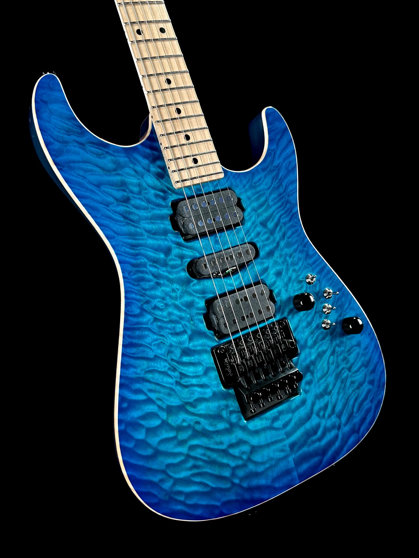 Tom Anderson Drop Top | Bora to Transparent Blue Burst