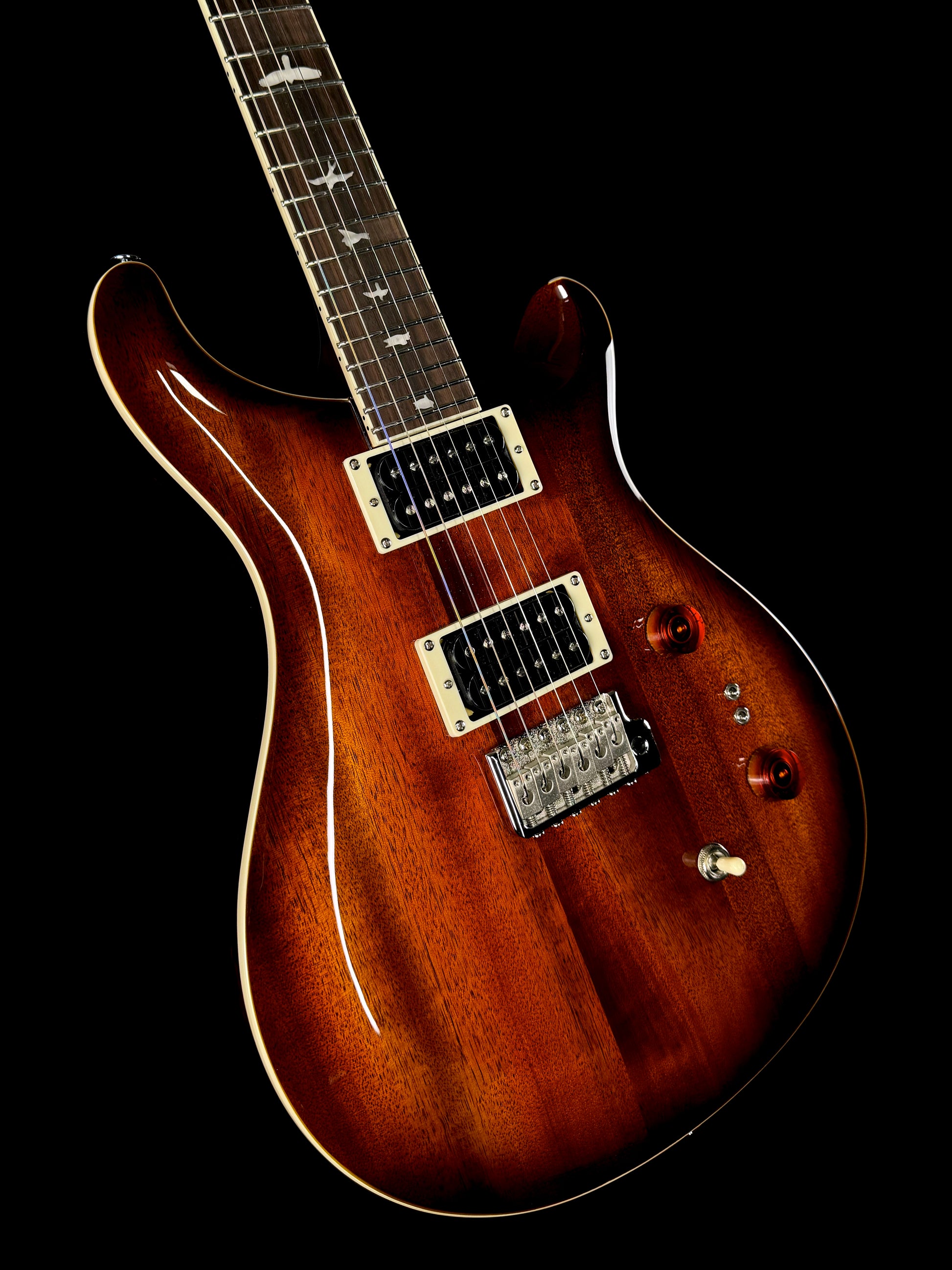 prs se standard 24 08 electric guitar tobacco sunburst 24-08 tap switches and a 3 PRS SE Standard 24-08 Electric