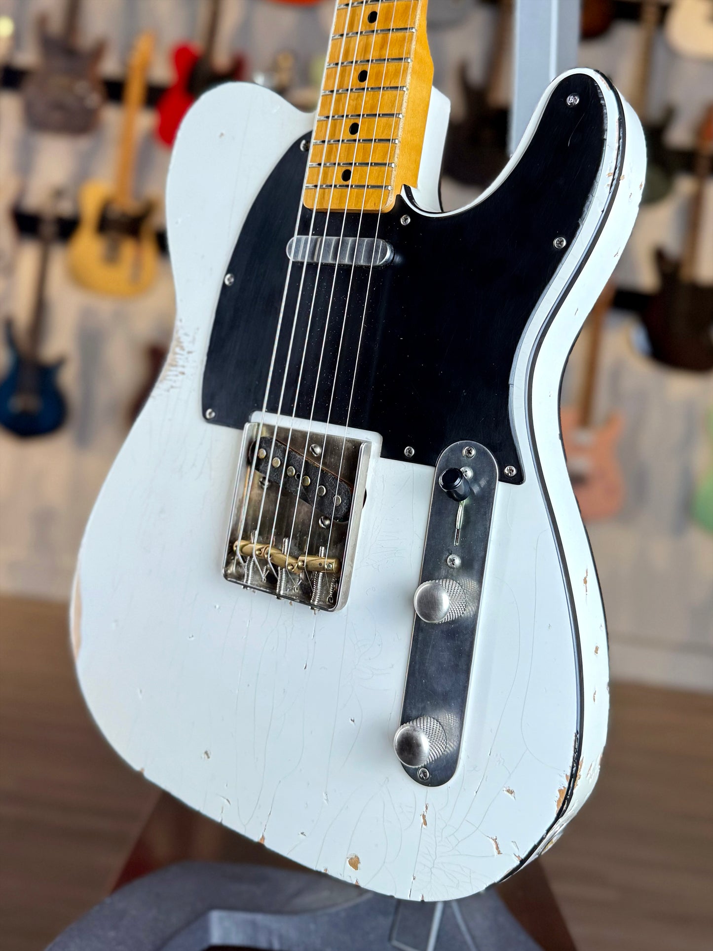 LSL Instruments T Bone | Vintage White Double Bound (Pre-Owned)