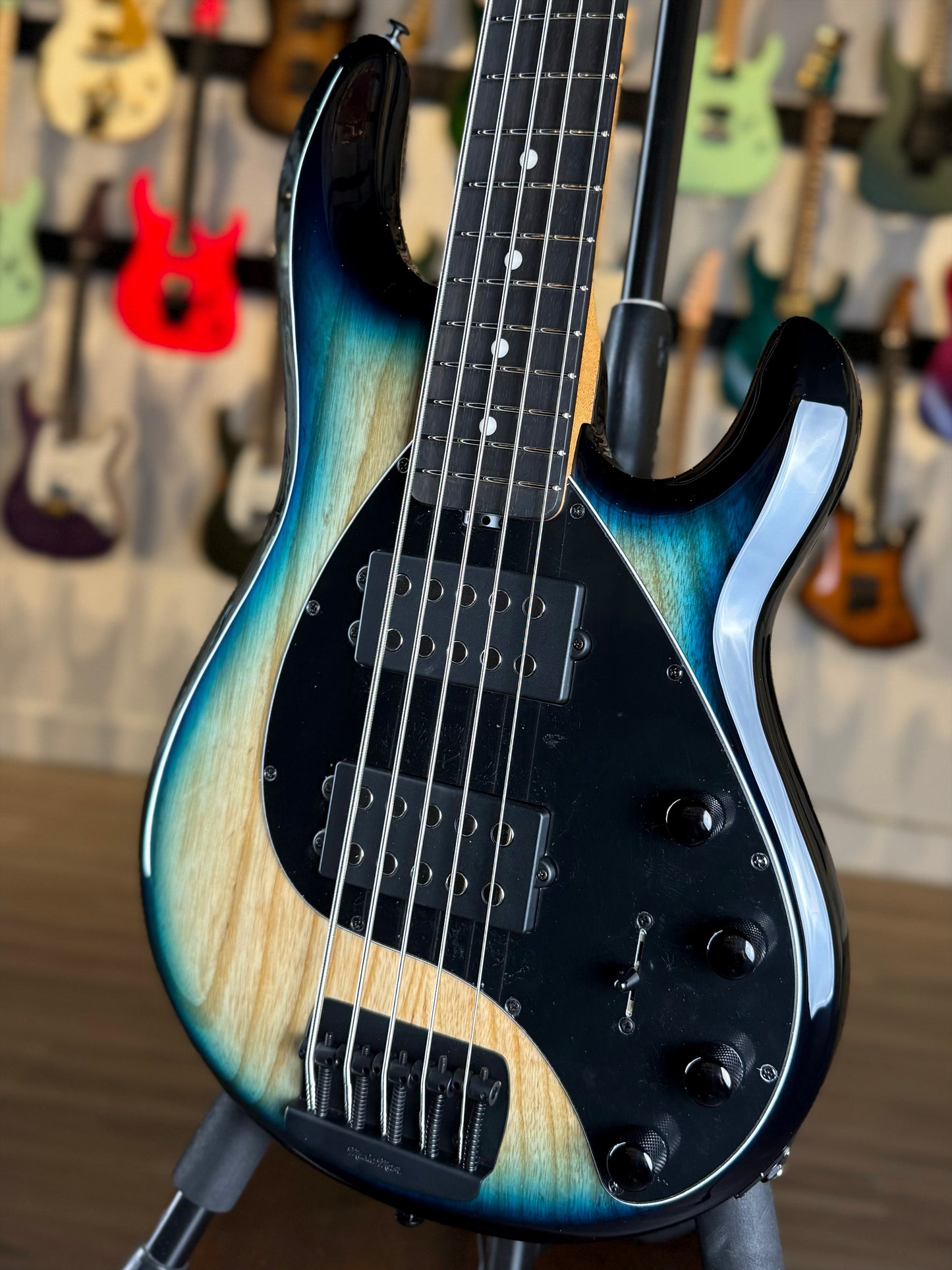 Ernie Ball Music Man Stingray 5 Special HH | Mean Blue Burst