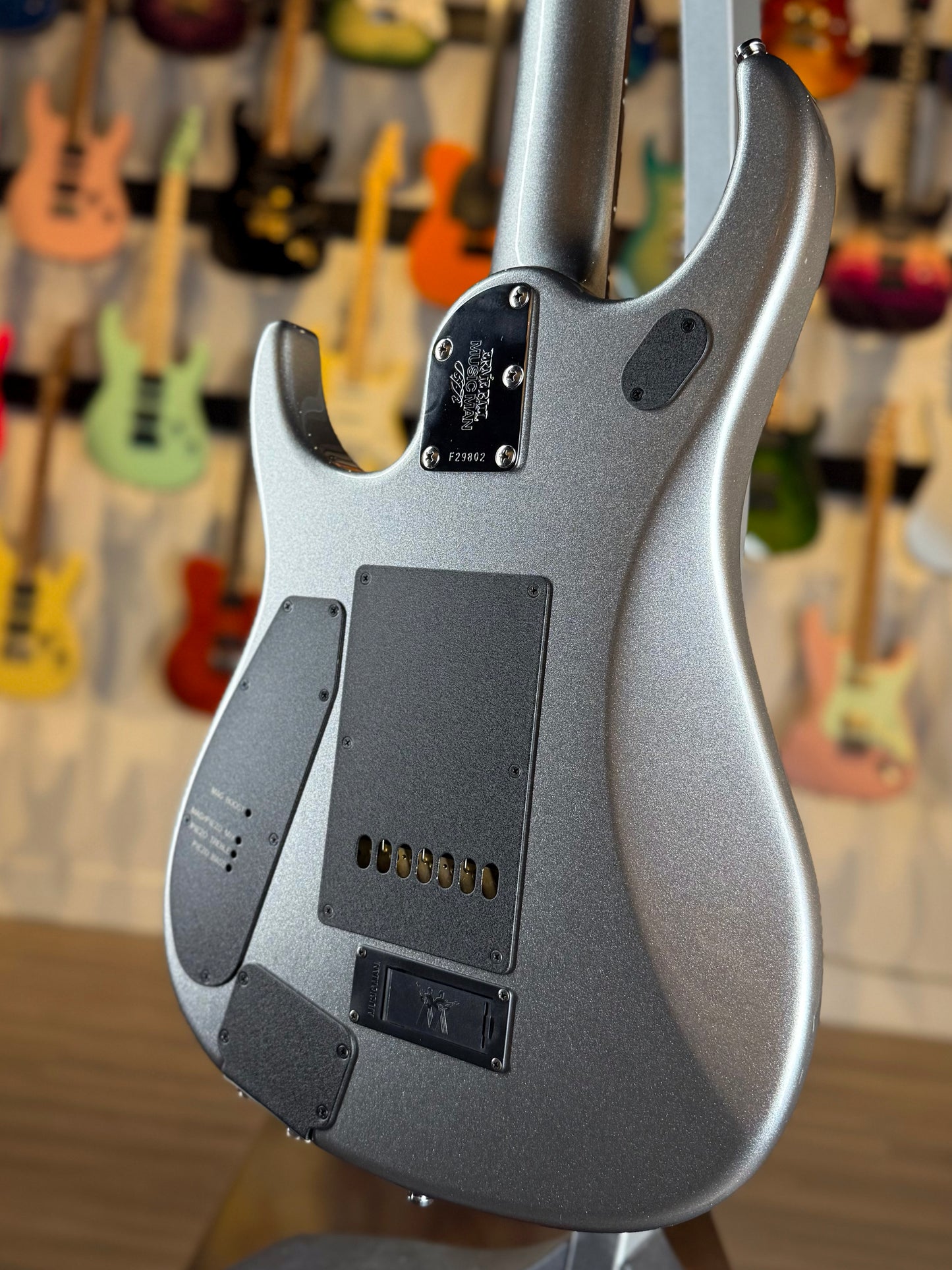 Ernie Ball Music Man JP13 7 String BFR (Ball Family Reserve) | Platinum Silver (Pre-Owned)