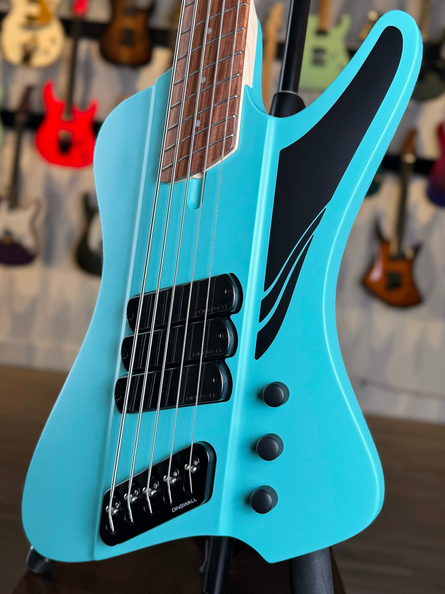 Dingwall Guitars D-Roc Standard 5 String | Matte Celestial Blue