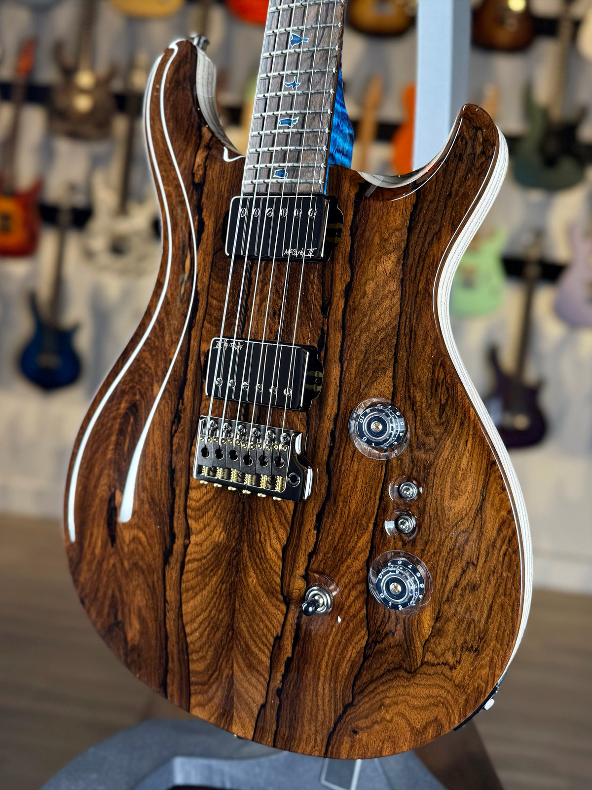 PRS Private Stock Custom 24 | Ziricote/Aqua Violet