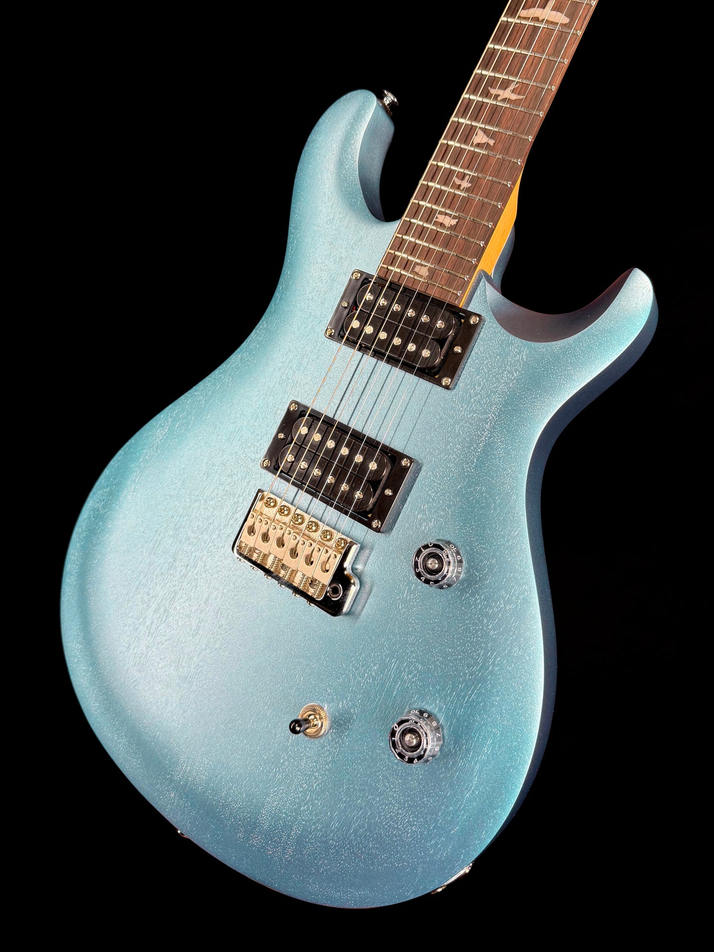 PRS SE CE 24 Standard Satin | Ice Blue Metallic Satin