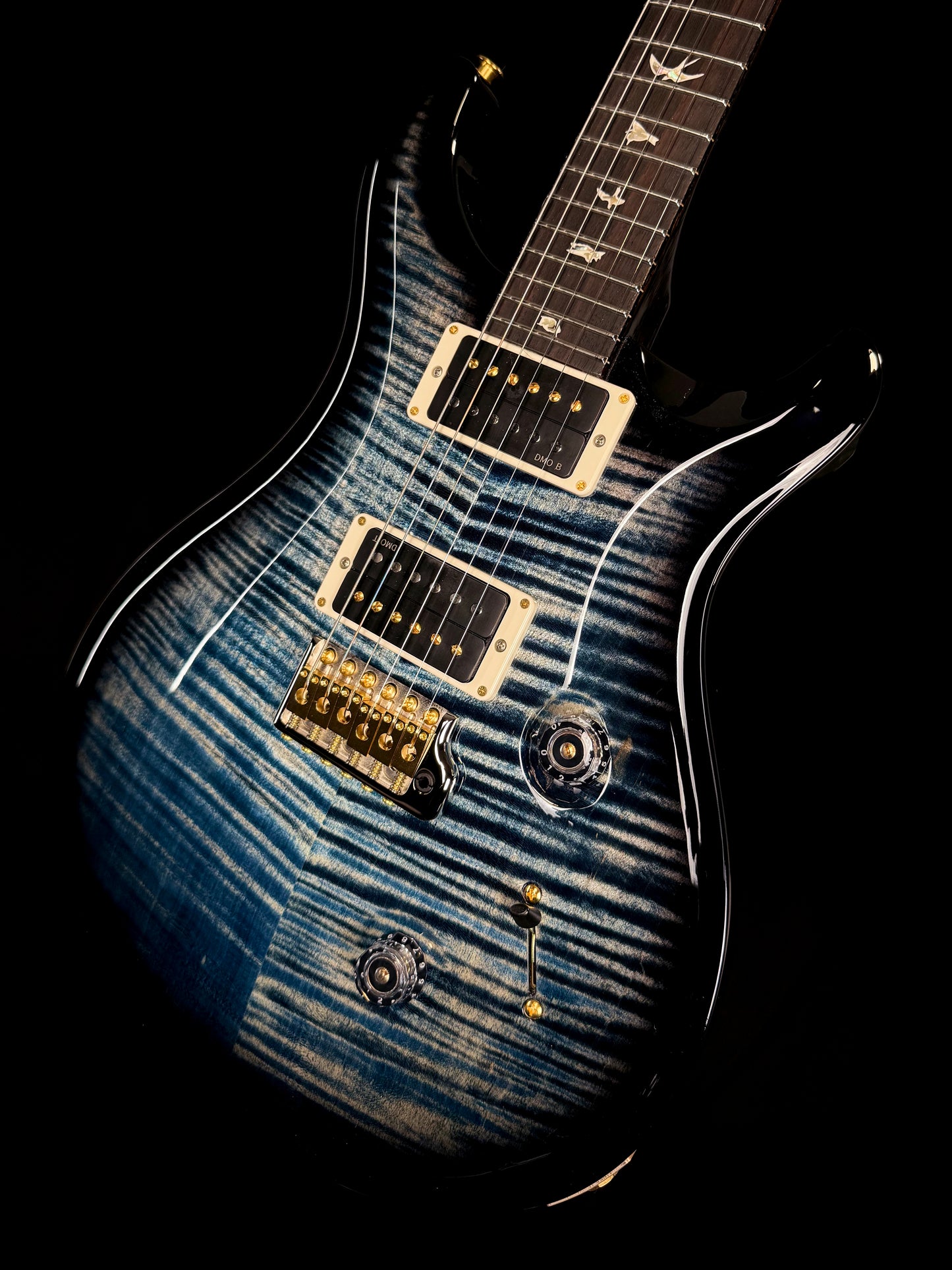 PRS Custom 24 "10" Top | Faded Whale Blue Wraparound Smokeburst