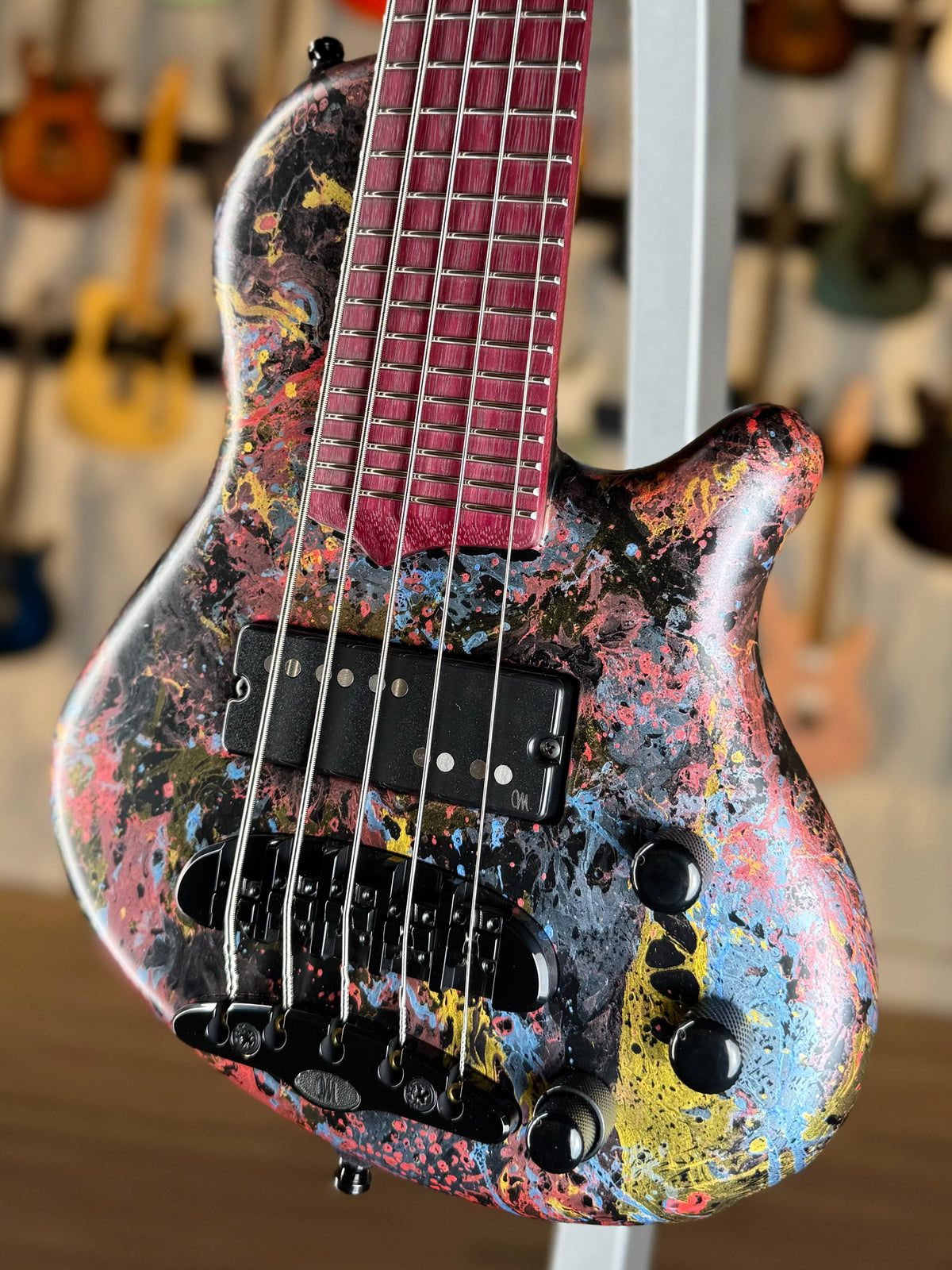 Mayones Cali 5 | Multicolor Graffiti Splatter Custom Color