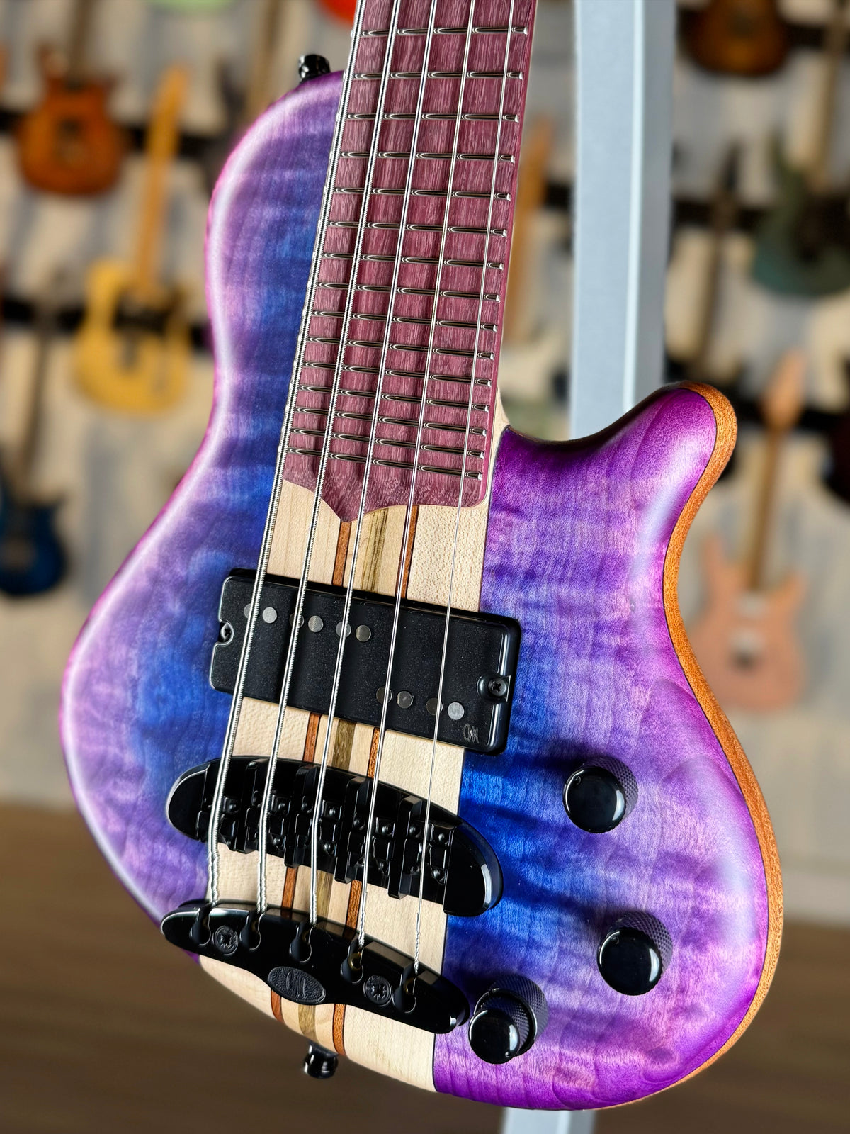Mayones Cali 5 | Magenta Blueberry Burst Custom Color