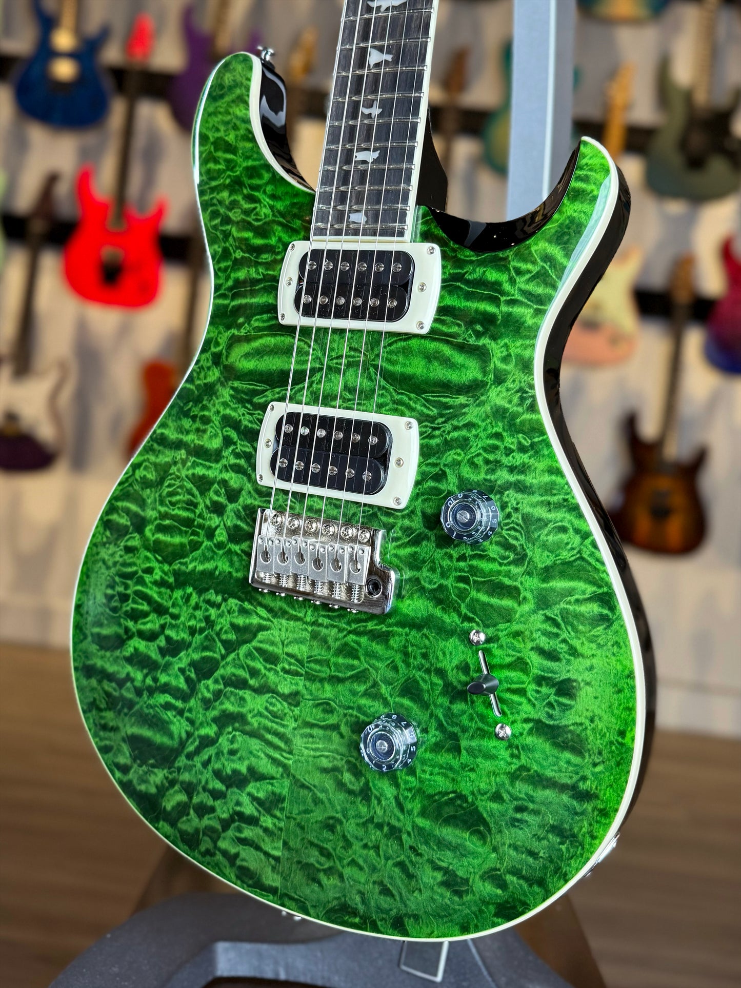 PRS SE Custom 24 Quilt | Teal Black